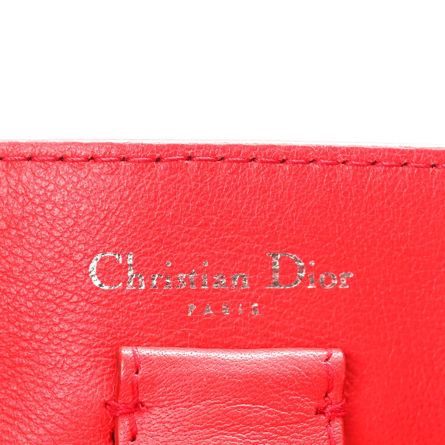 Bullcalf Small Diorissimo Tote Coquelicot