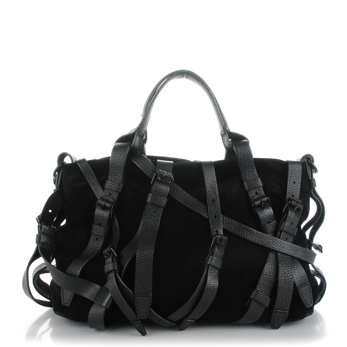 Suede Kirsten Satchel Black