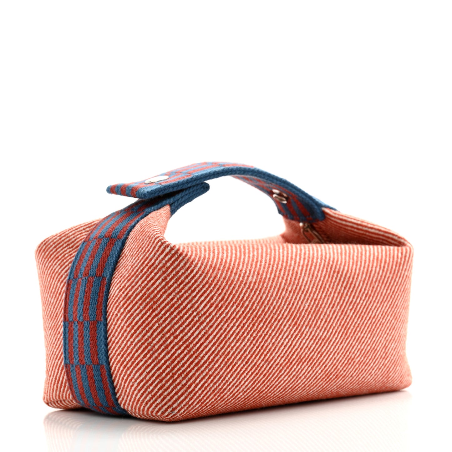 Wool Small Bride-A-Brac H Natte Pouch Tomette