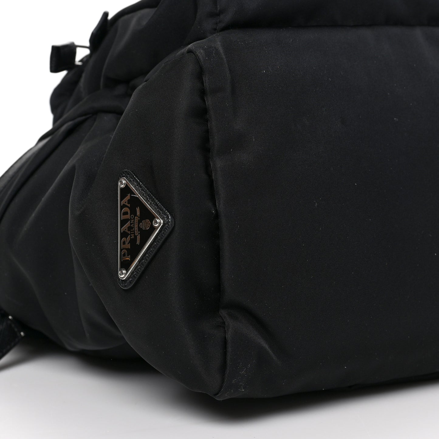 Tessuto Nylon Saffiano Briefcase Black