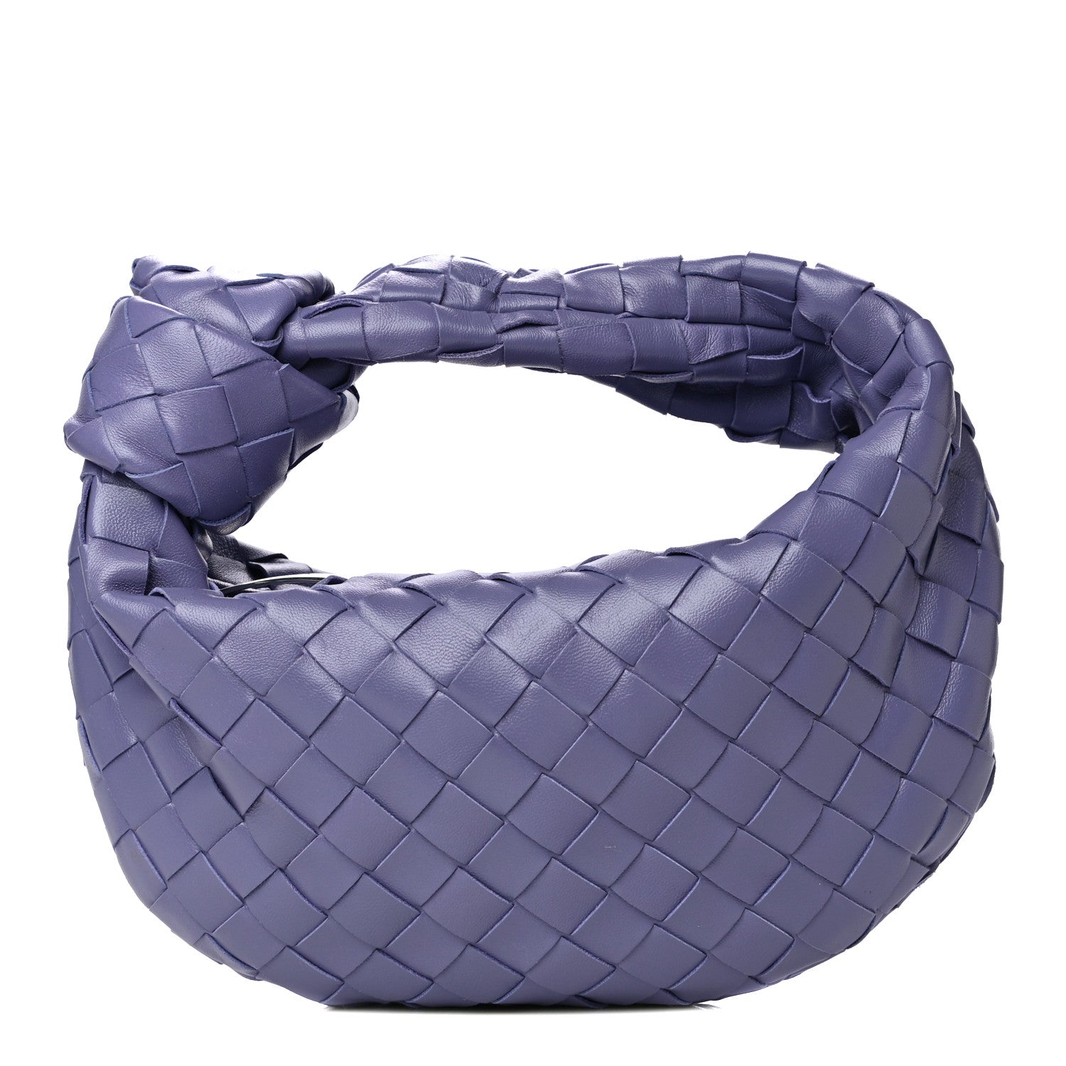 ＊＊＊新品未使用　BOTTEGA VENETA 紫色 編み込ウエストポーチ Bottega Veneta Size Large Woven Hobo Bag 