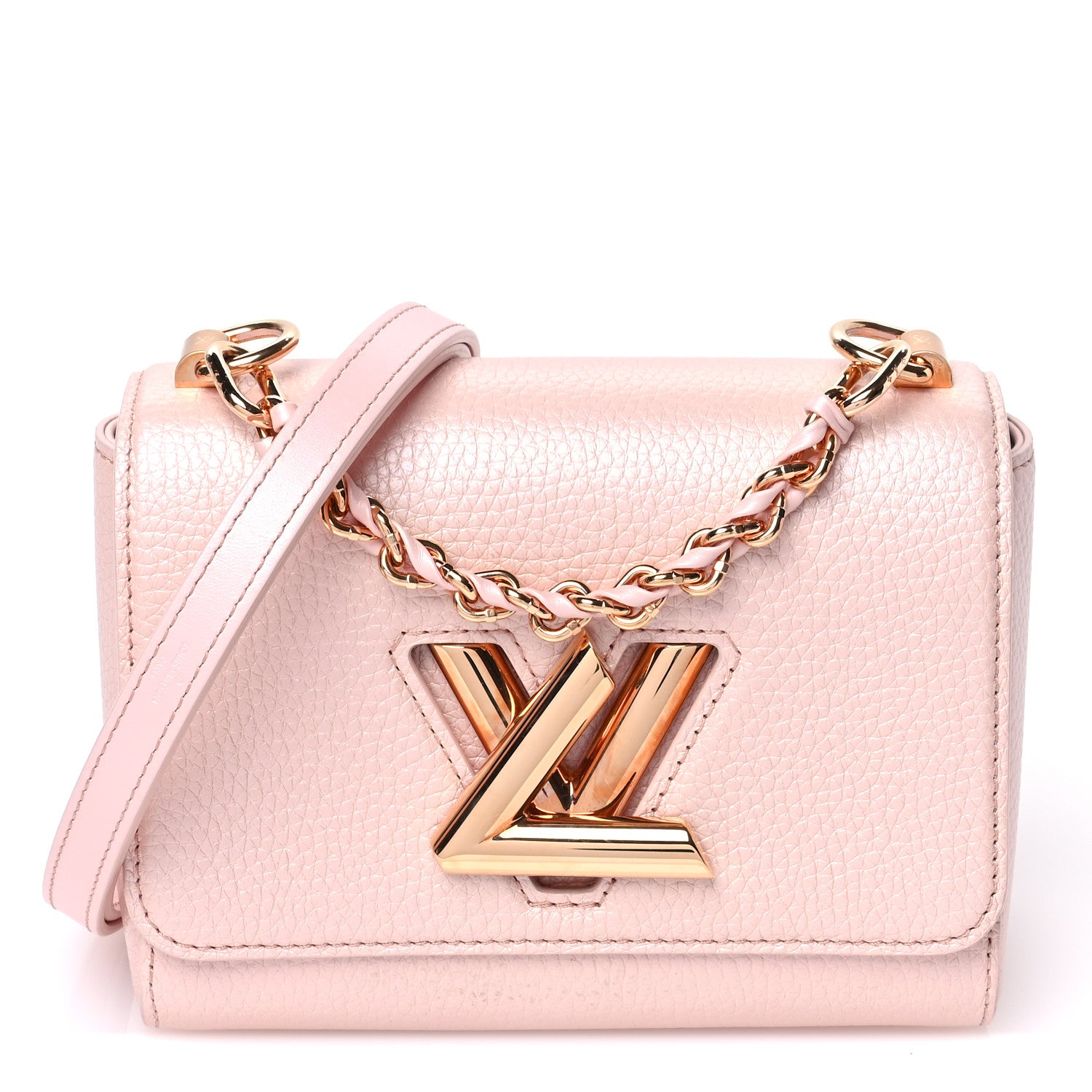 Louis Vuitton Iridescent Grained Calfskin Summer Splash Twist PM Pink 1 of 10