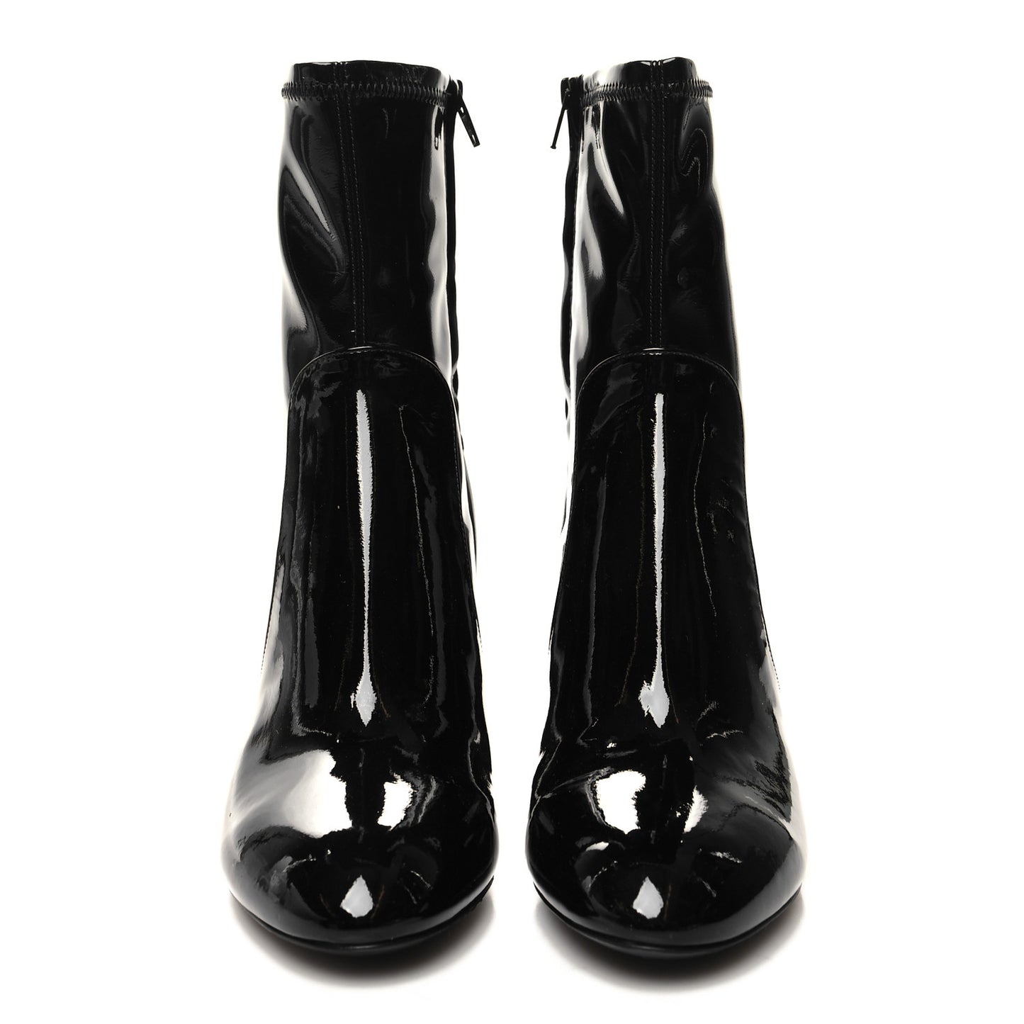 Patent Uniformes Silhouette Ankle Boots 36 Black
