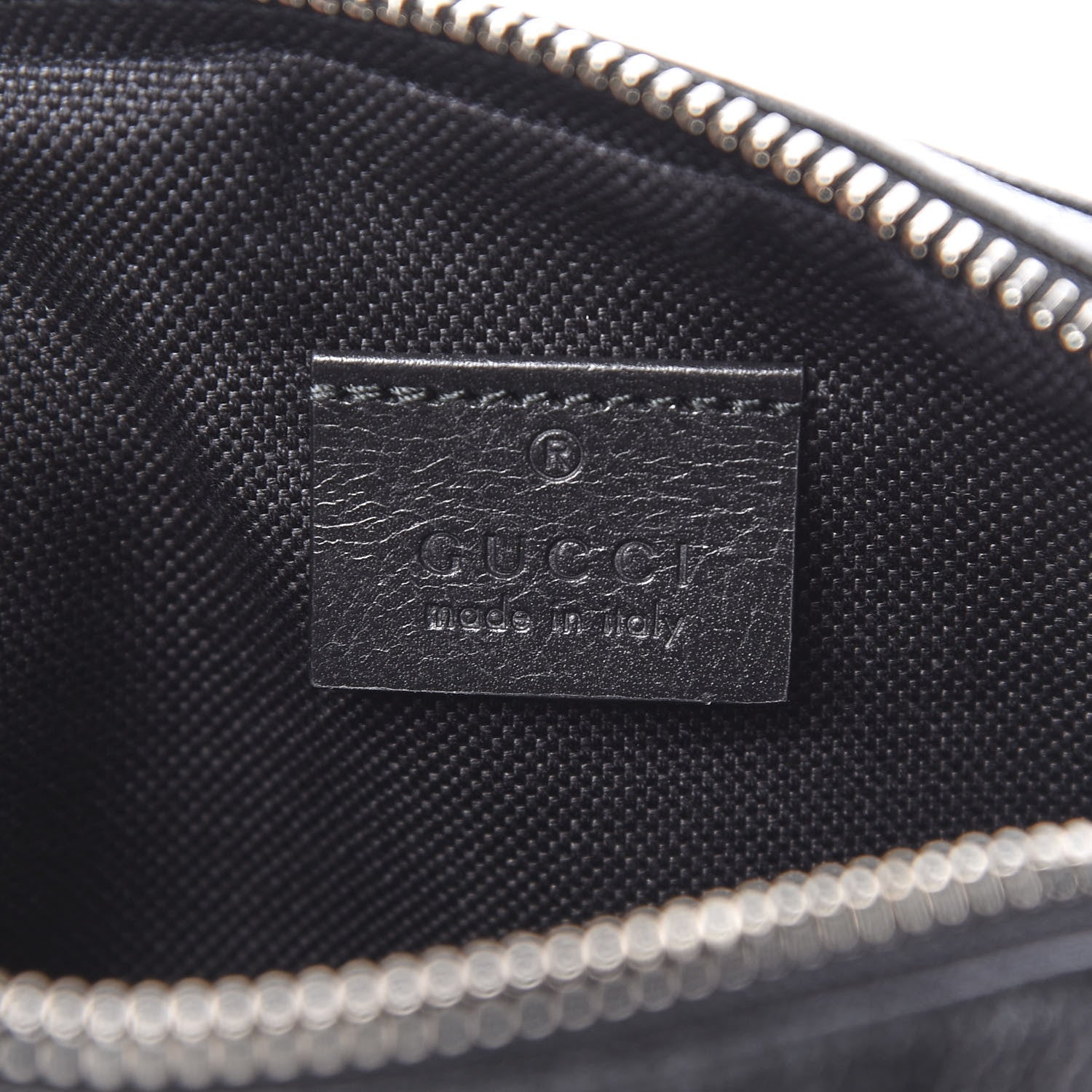 Gucci Fluffy Calfskin Mini Morpheus Belt Bag 90 36 Black 6 of 12