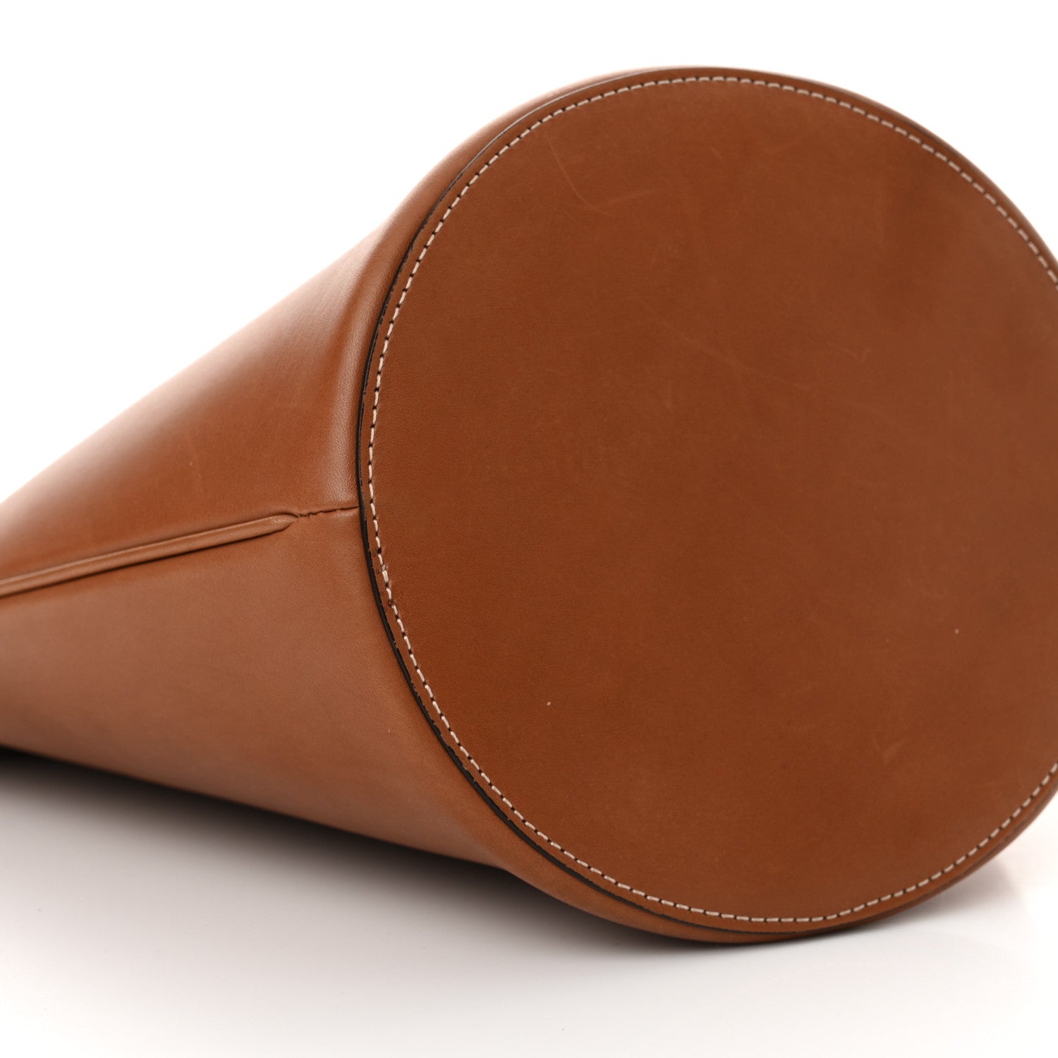 Celine Natural Calfskin Crecy Bucket Bag Tan 9 of 17