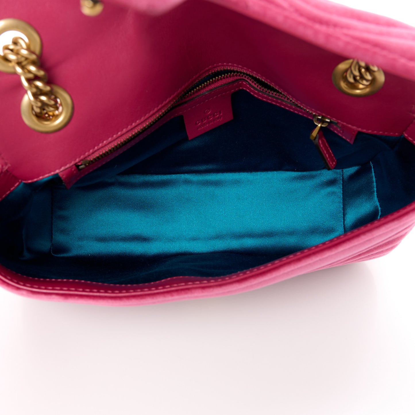 Velvet Matelasse Small GG Marmont Shoulder Bag Light Raspberry Rose