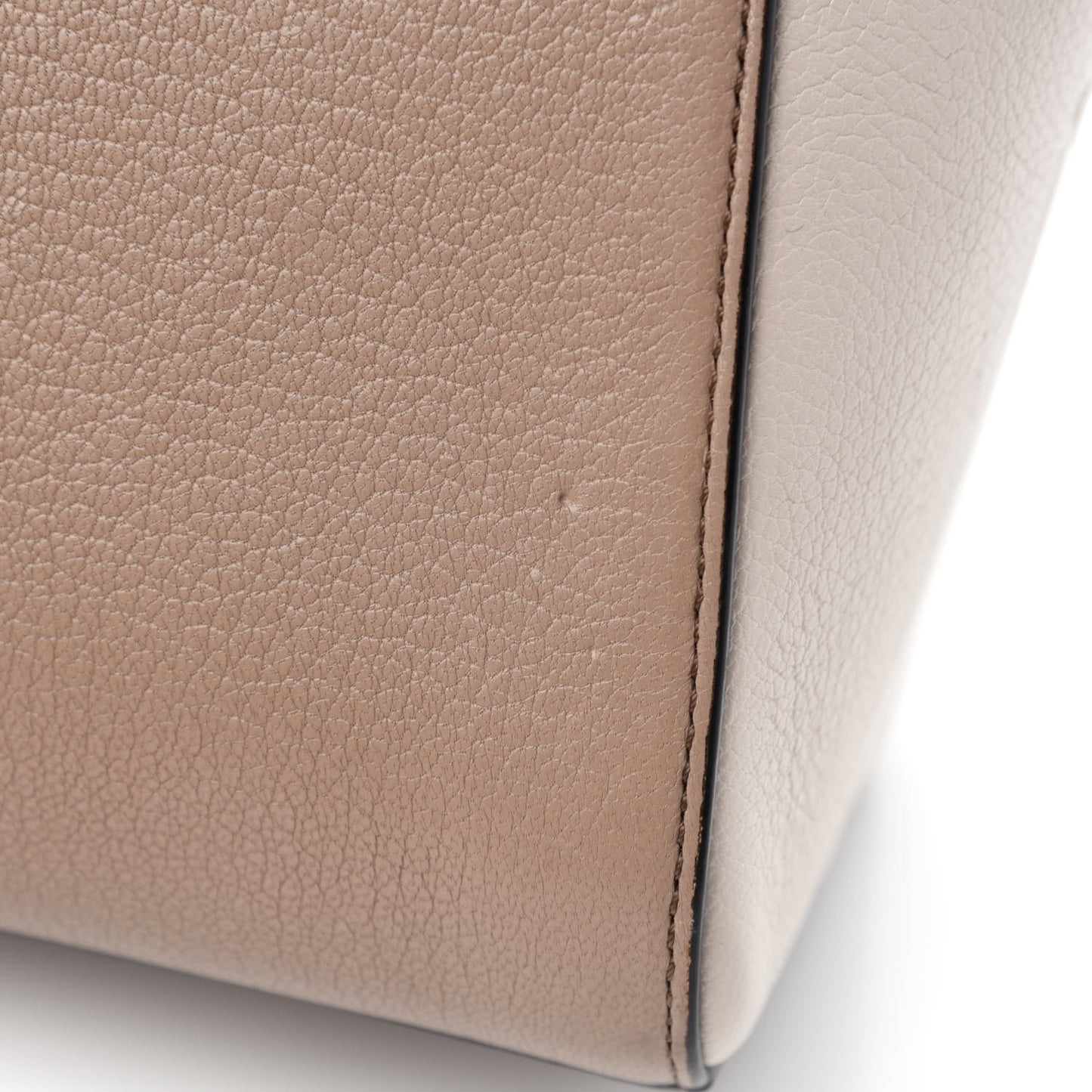 Sugar Goatskin Mini Tri-Color Antigona Linen