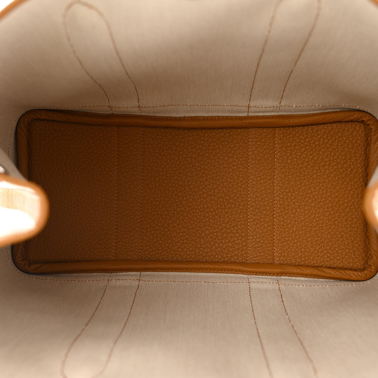 Hermes Toile Negonda Garden Party 30 TPM Tote Beton Ocre 5 of 11