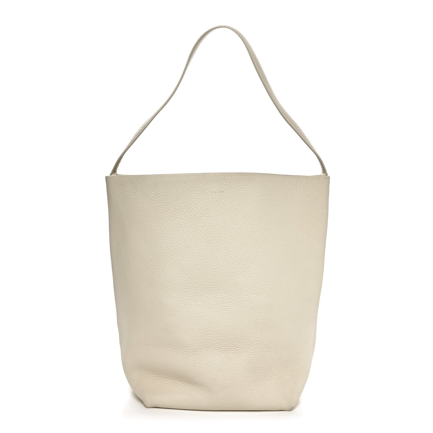 The Row Grained Calfskin Large N/S Park Tote Ivory 1 of 10