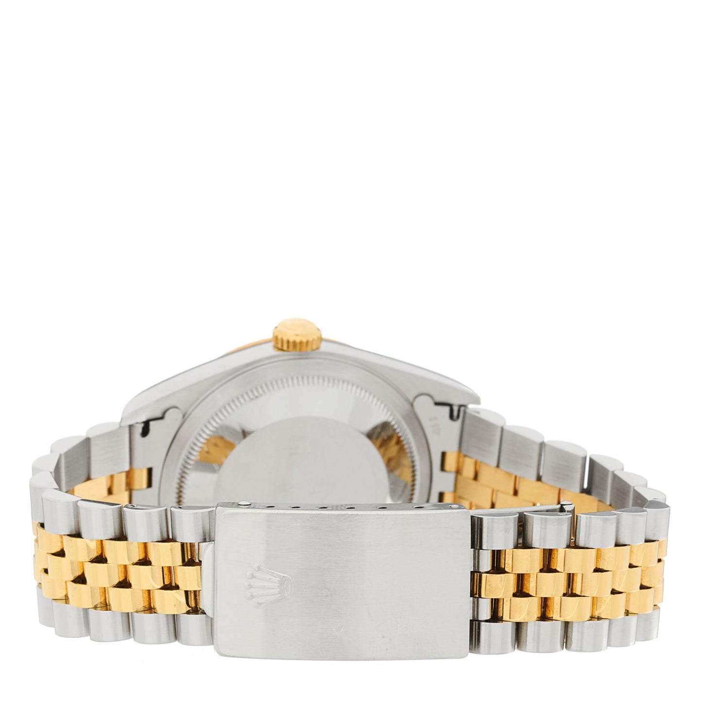 Stainless Steel 18K Yellow Gold 36mm Oyster Perpetual Datejust Watch Champagne 16233