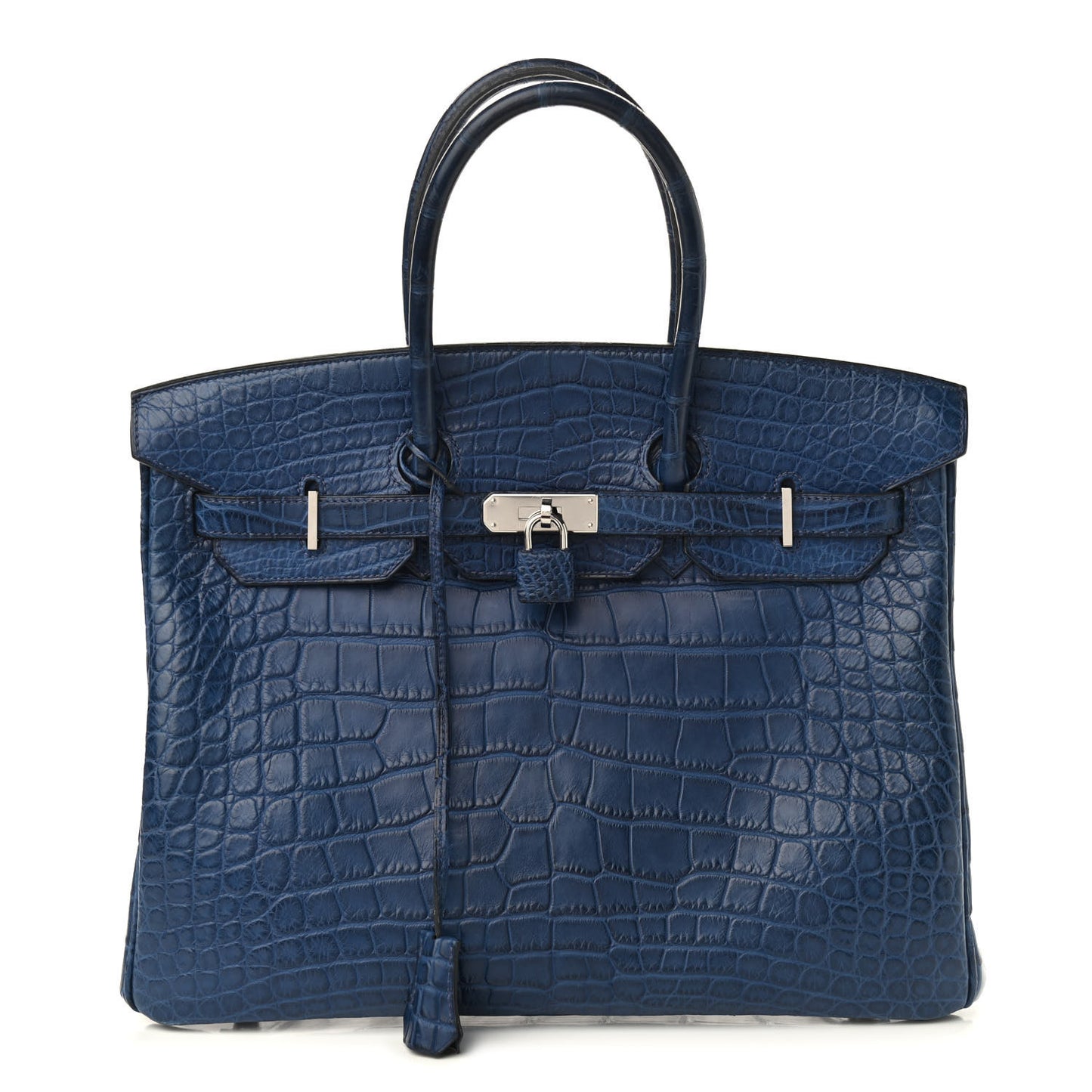 Matte Alligator Birkin 35 Bleu De Malte