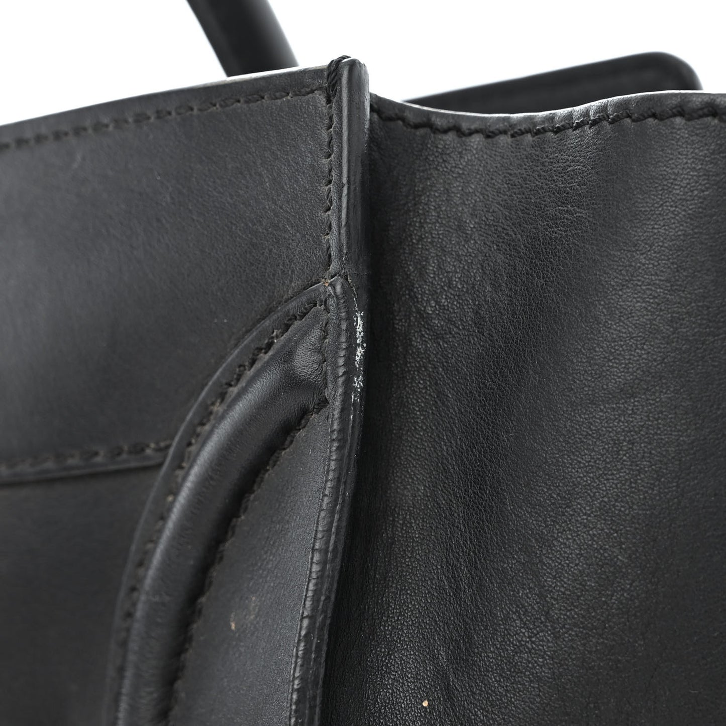 Smooth Calfskin Mini Luggage Black