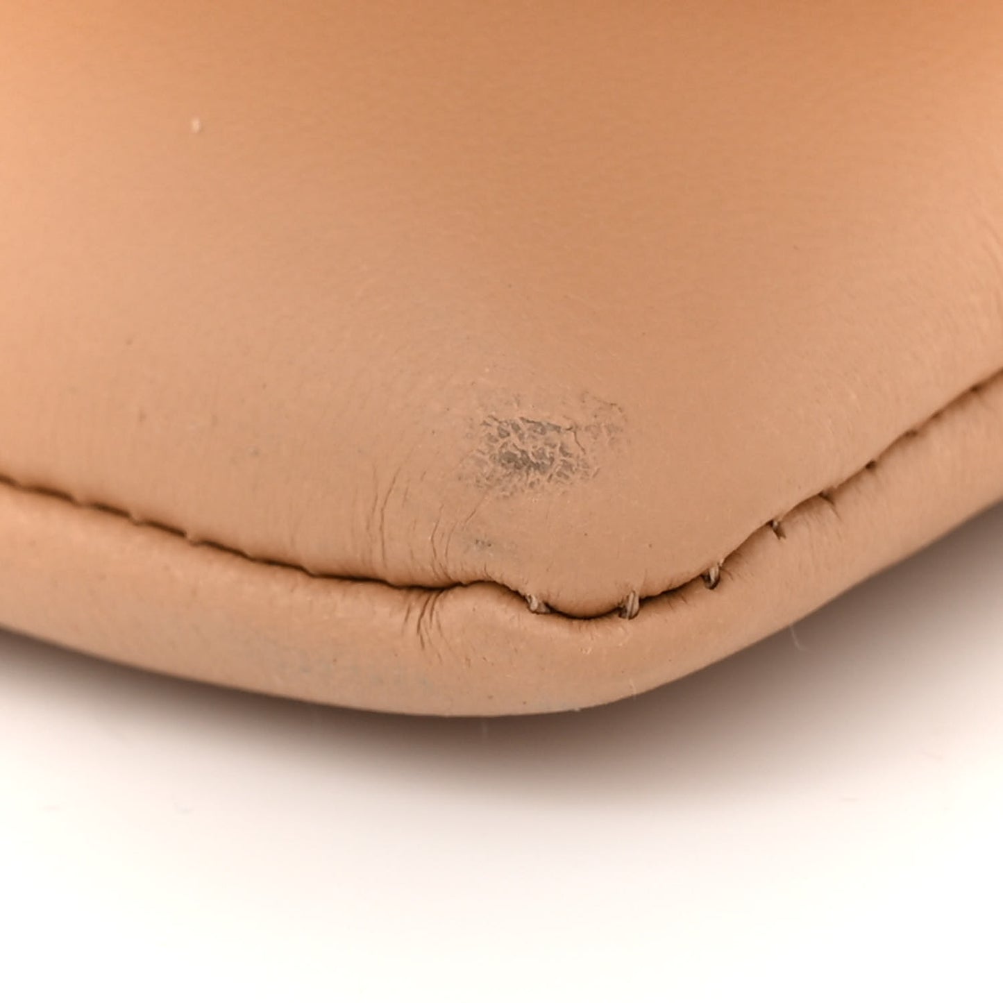 Lambskin Embossed Monogram Coussin PM Camel