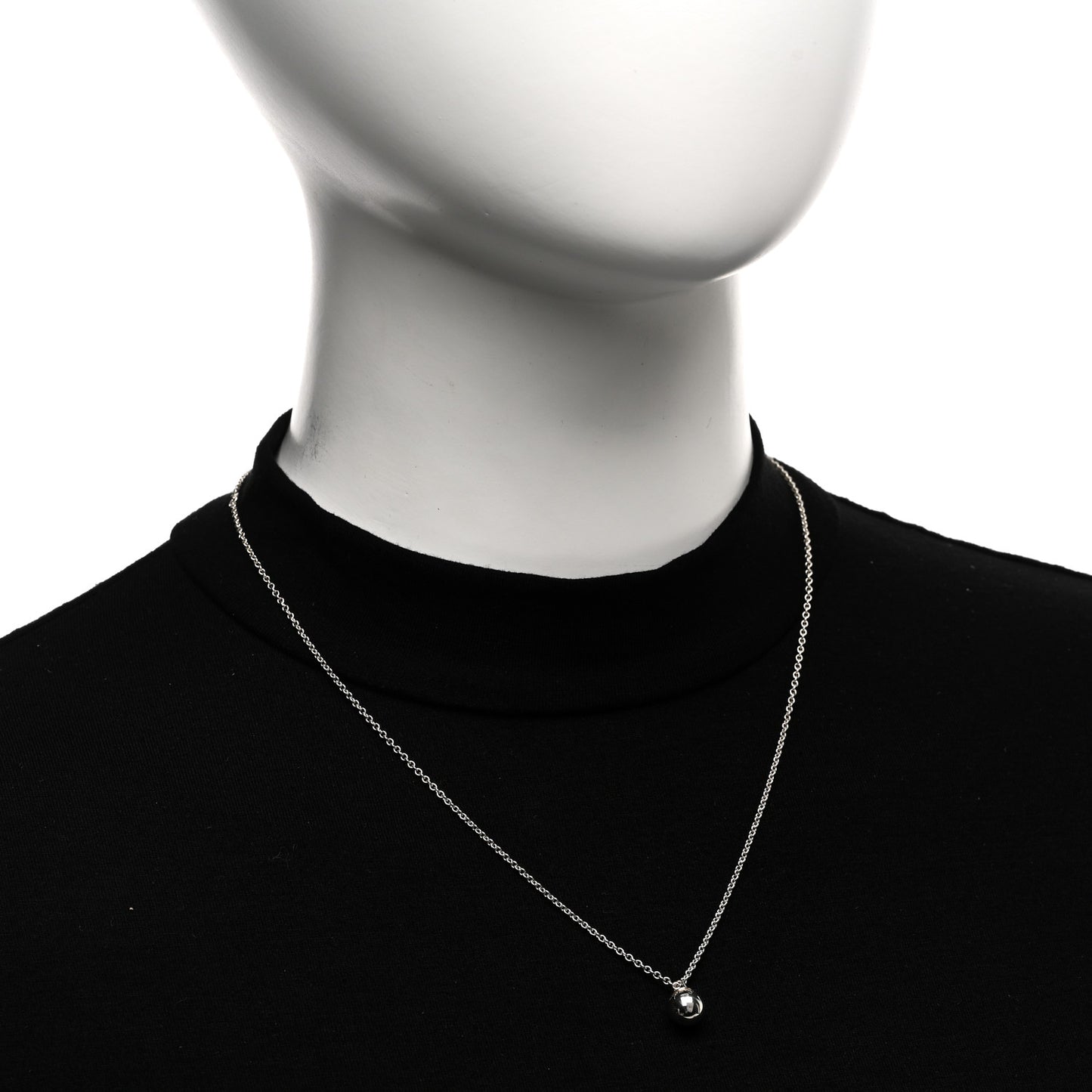 Sterling Silver 8mm HardWear Ball Pendant Necklace