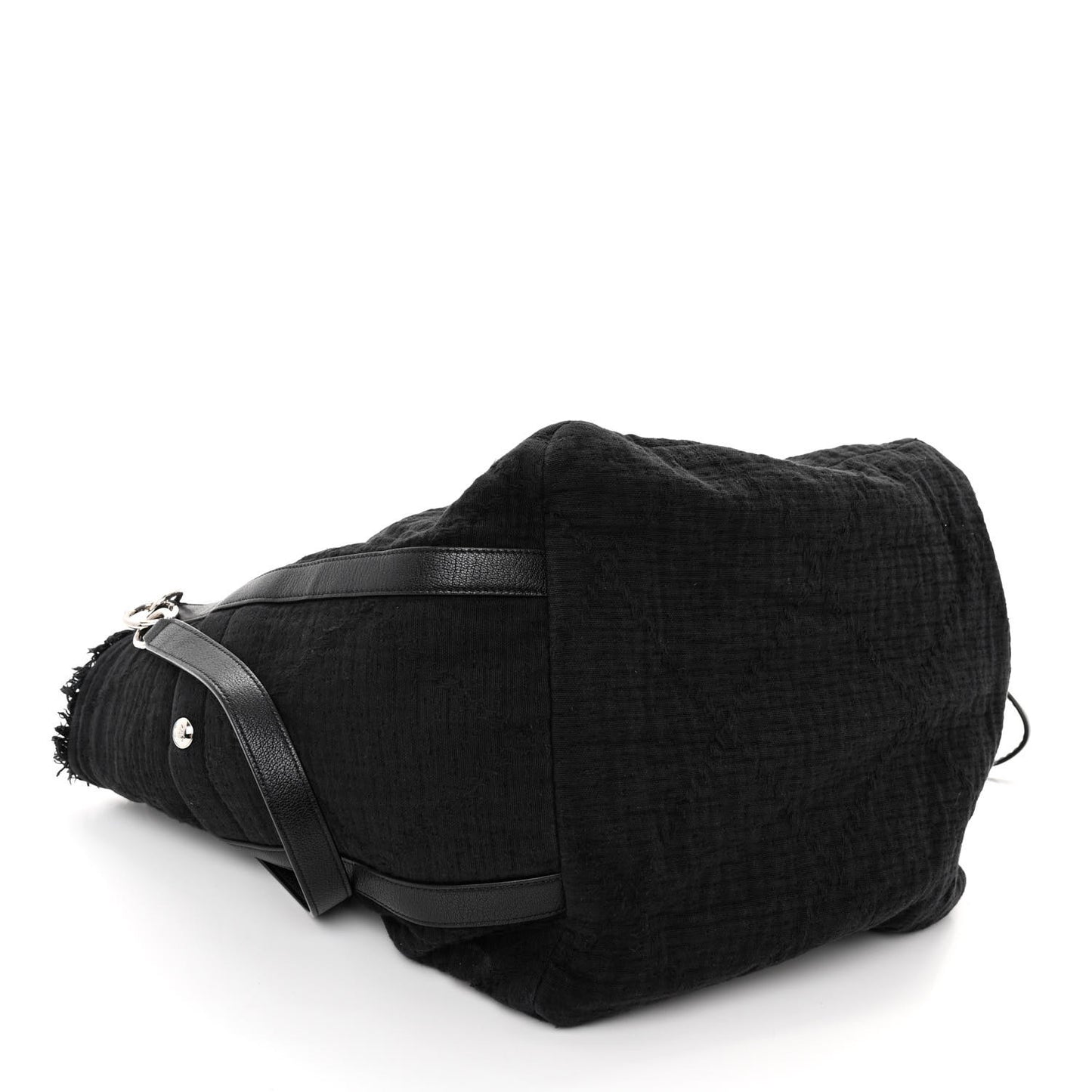 Canvas Small Double Face Tote Black