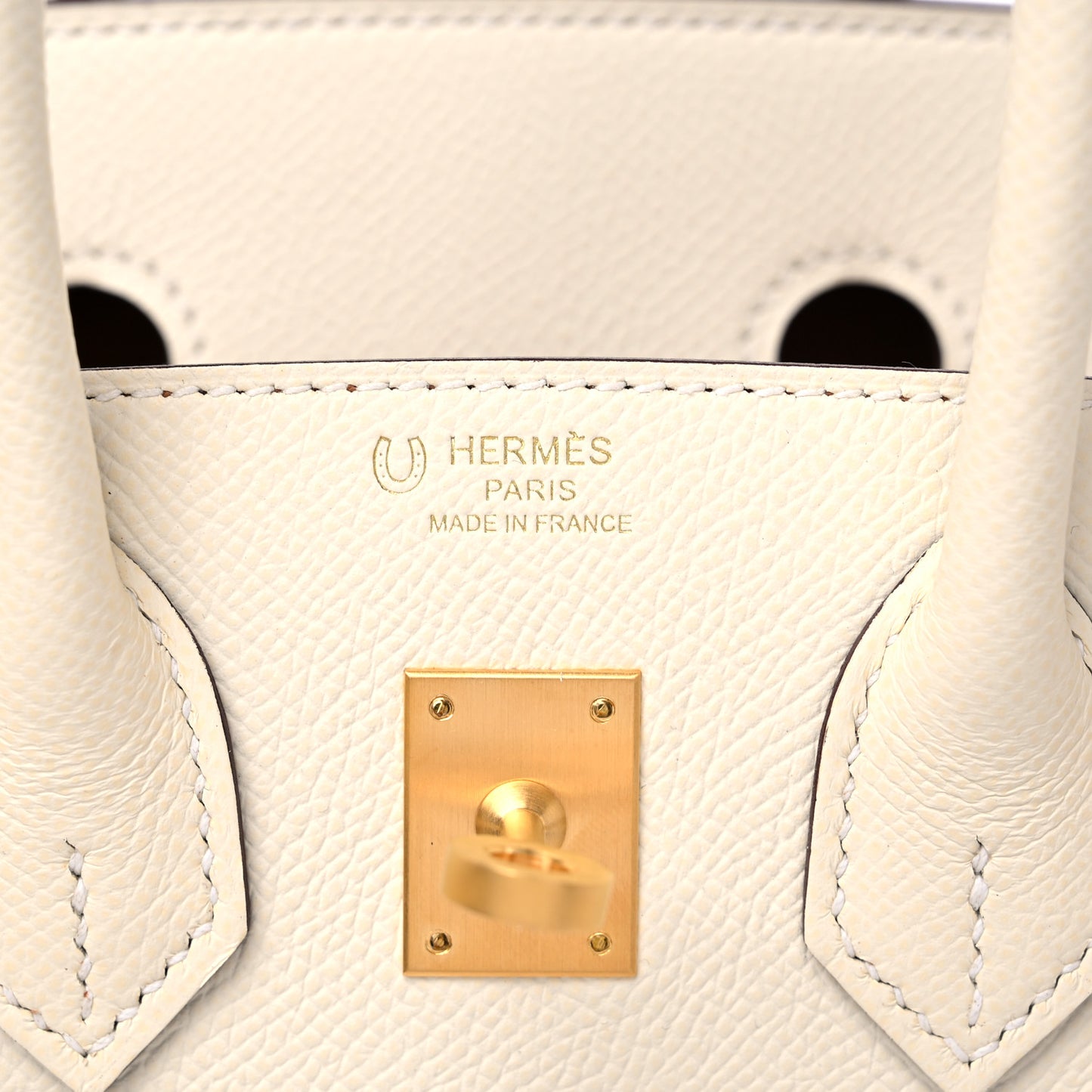Epsom Horseshoe Birkin Sellier 25 Nata Toffee