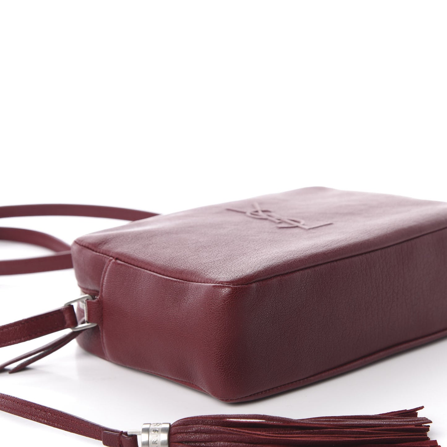 Calfskin Monogram Small Lou Camera Bag Lipstick Red