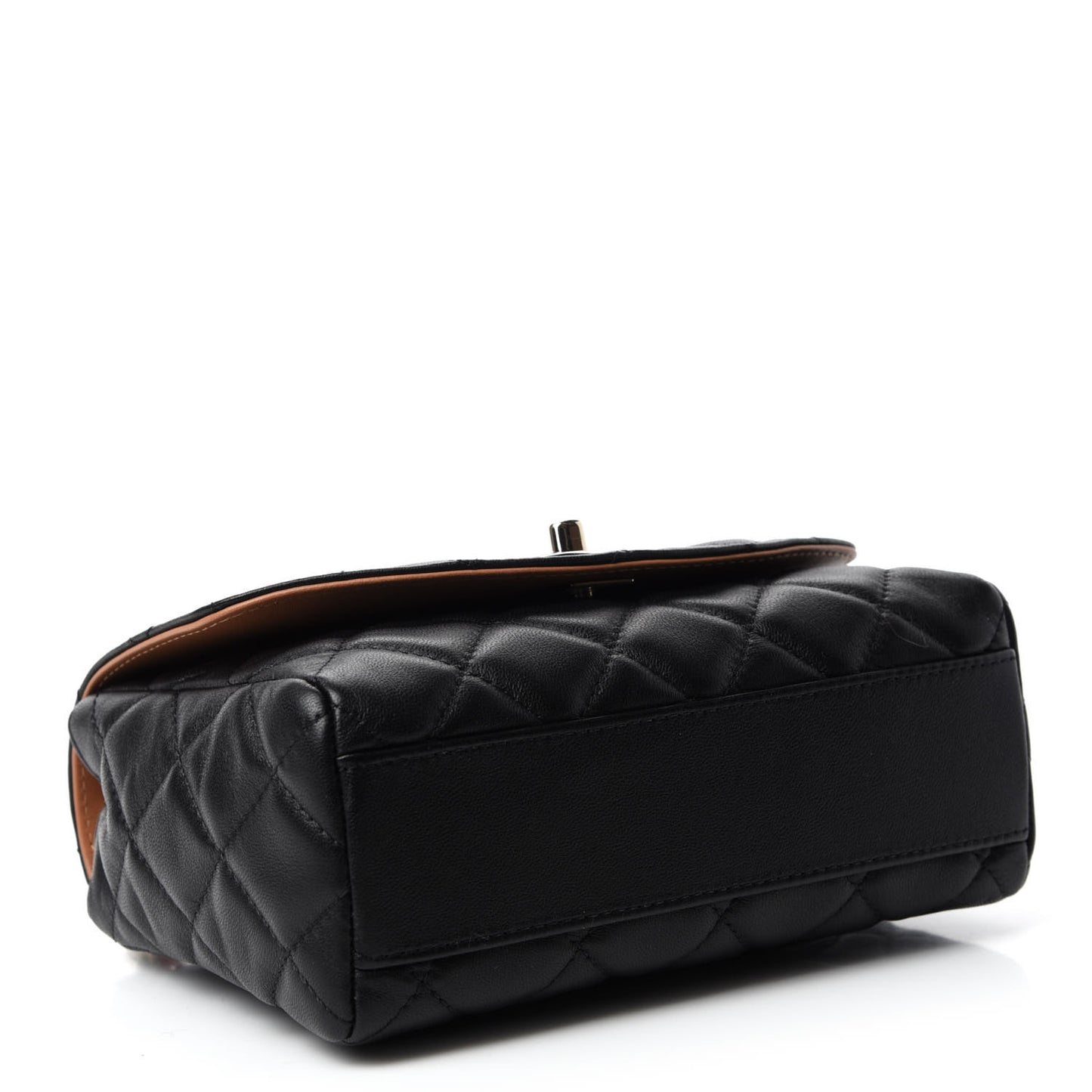 Lambskin Mixed Fibers Quilted Cocovado Flap Black