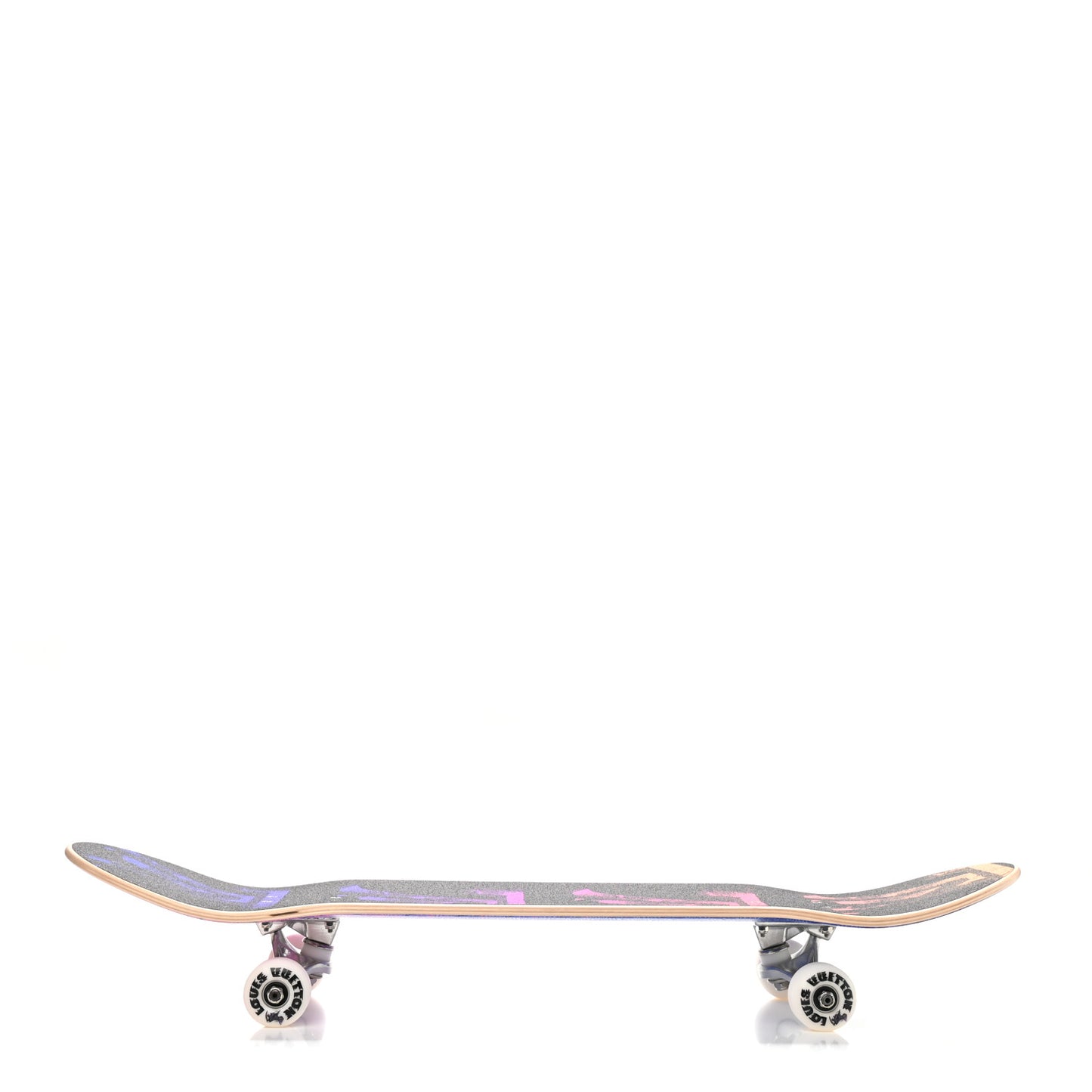 Monogram Illusion Wood Skateboard Multicolor