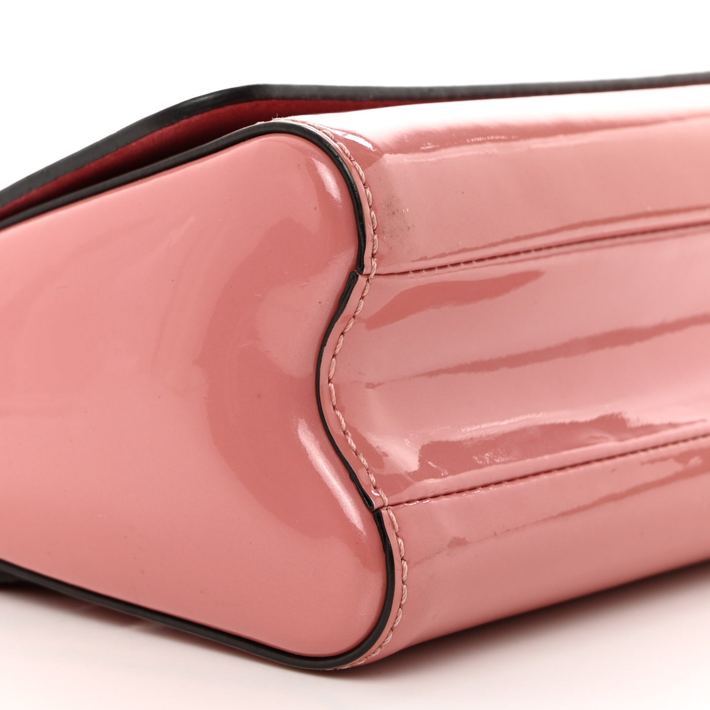 Patent Monogram Twist Shoulder Bag Blush