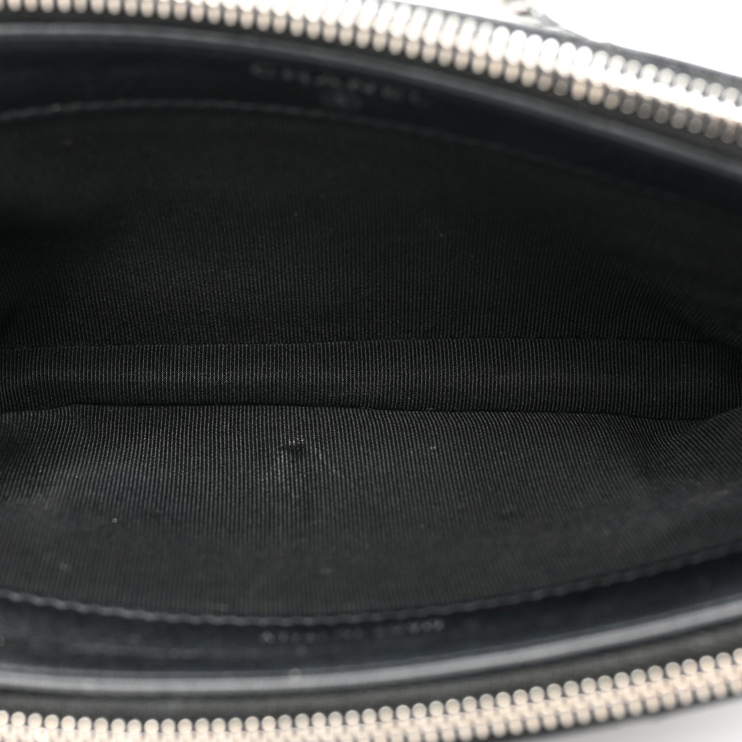Caviar Quilted Small Clutch With Chain Black