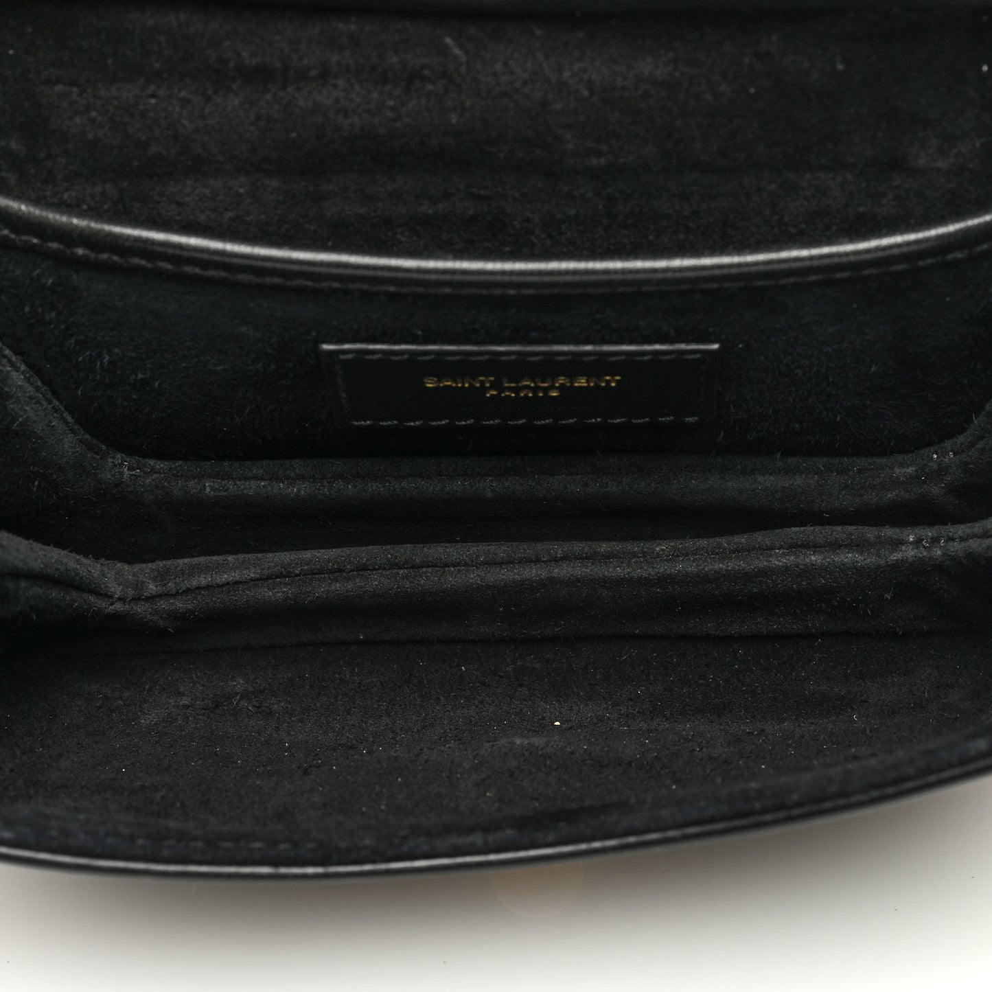 Smooth Calfskin Small Charlie Shoulder Bag Black