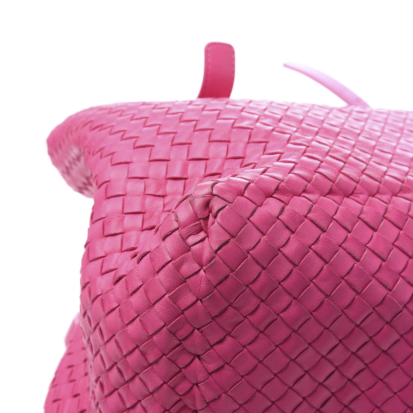 Nappa Intrecciato Large Seamless Tote Fuchsia