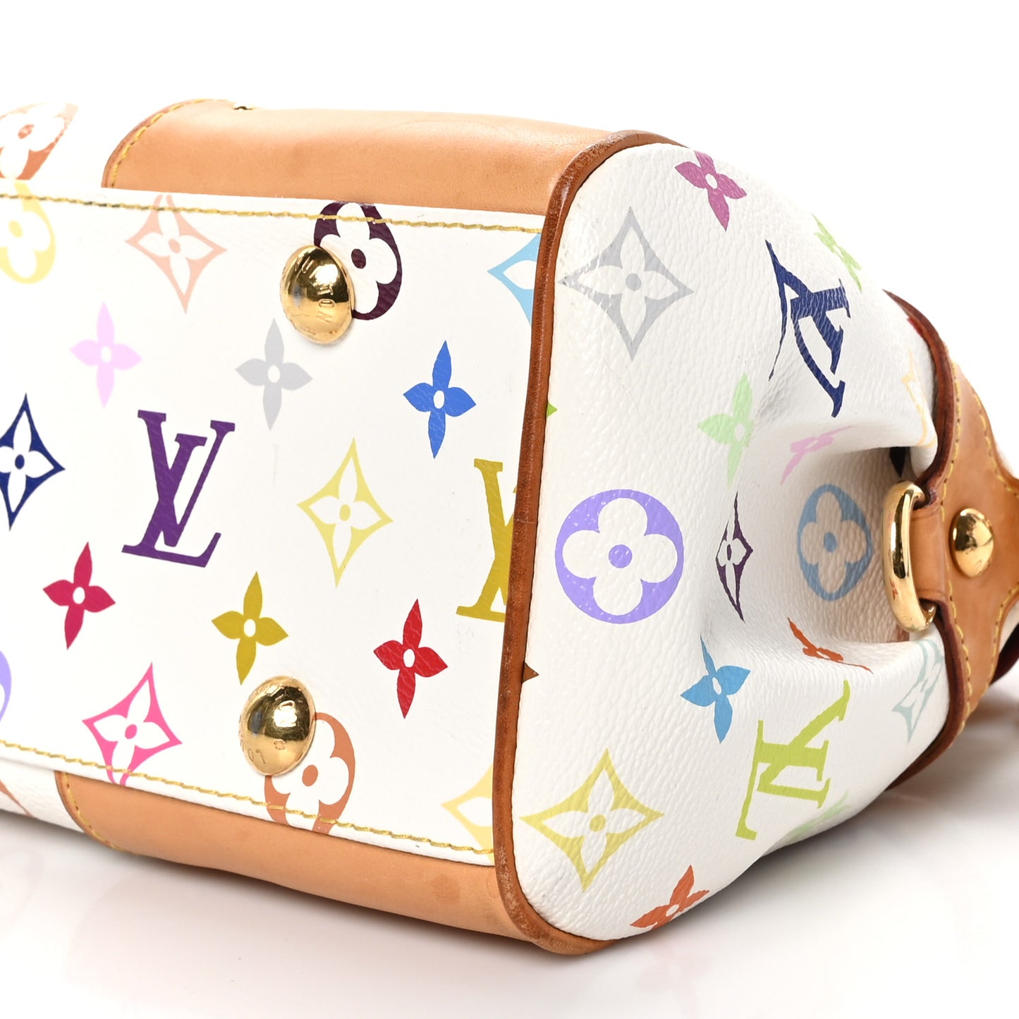 Monogram Multicolor Beverly MM White