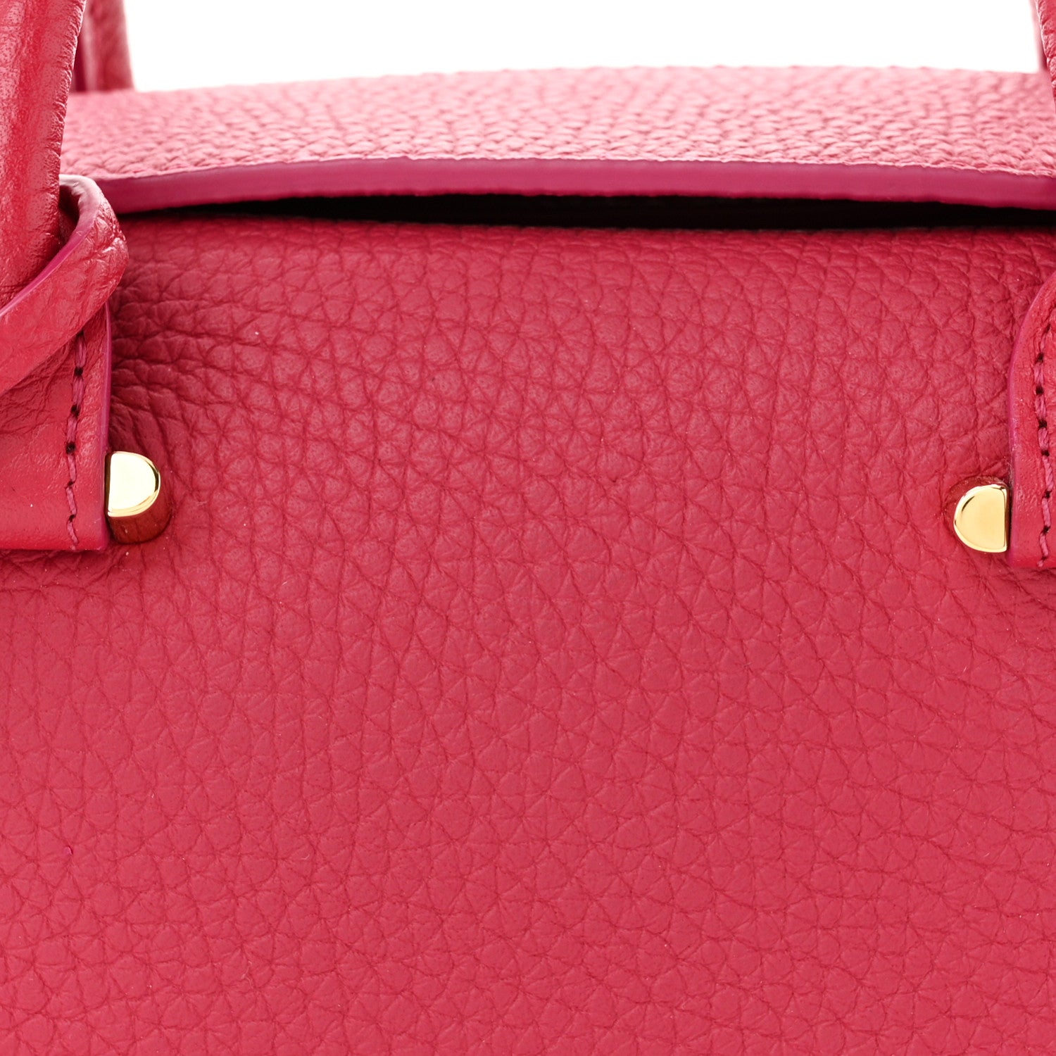 Delvaux Taurillon Soft Nano Cool Box Satchel Framboise 8 of 12