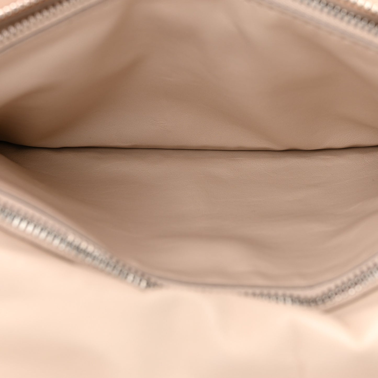 Calfskin Small Viva Bow Shoulder Bag Bone