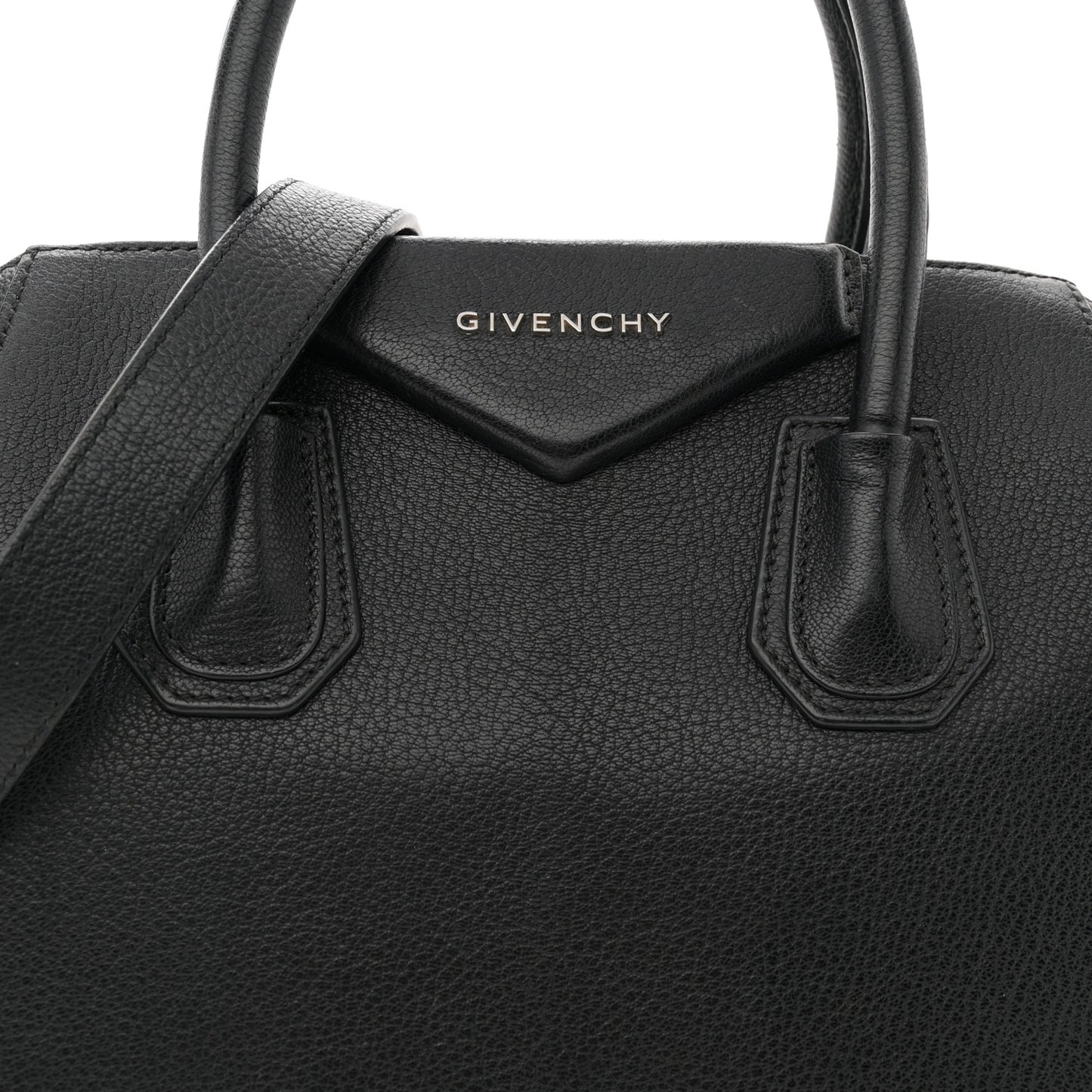 Sugar Goatskin Small Antigona Black