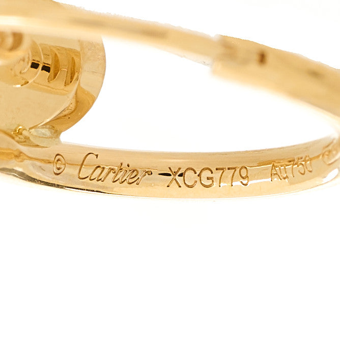 18K Yellow Gold Juste Un Clou Single Hoop Earring