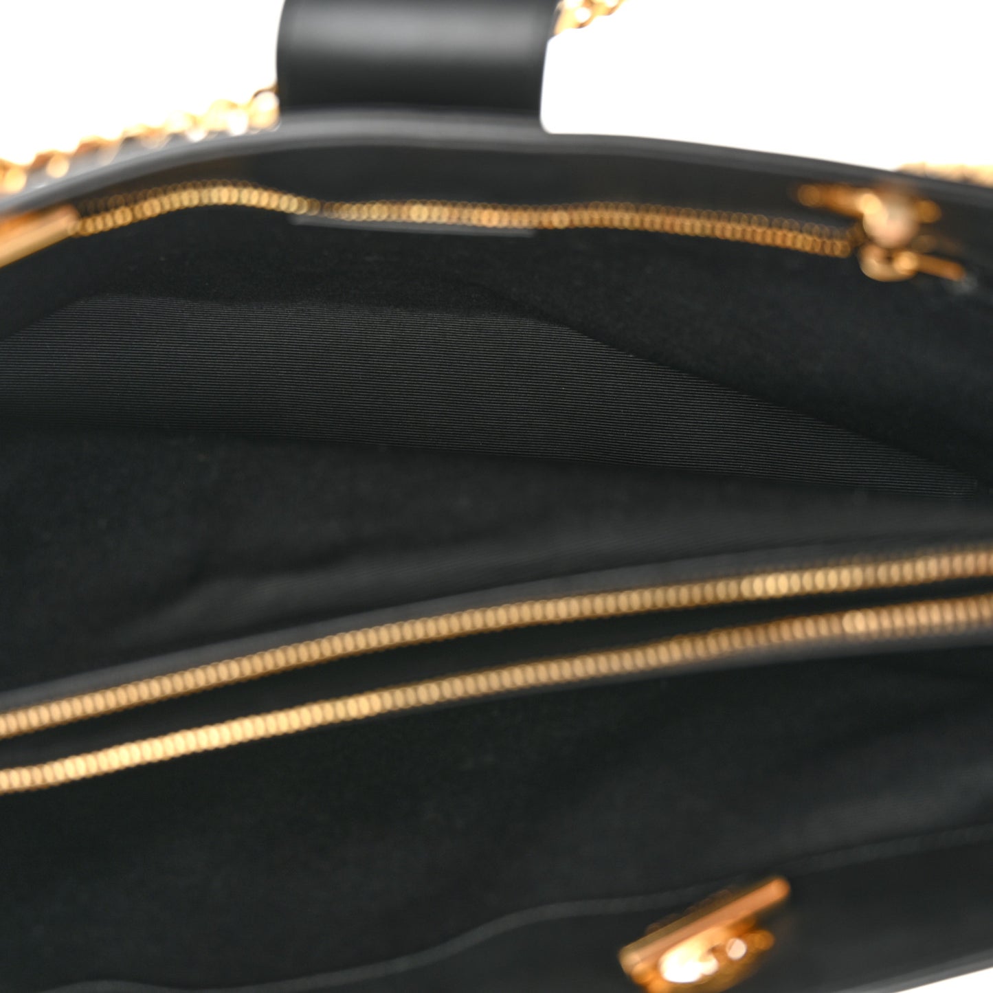 Soft Calfskin Monogram Cassandre Shopper Black