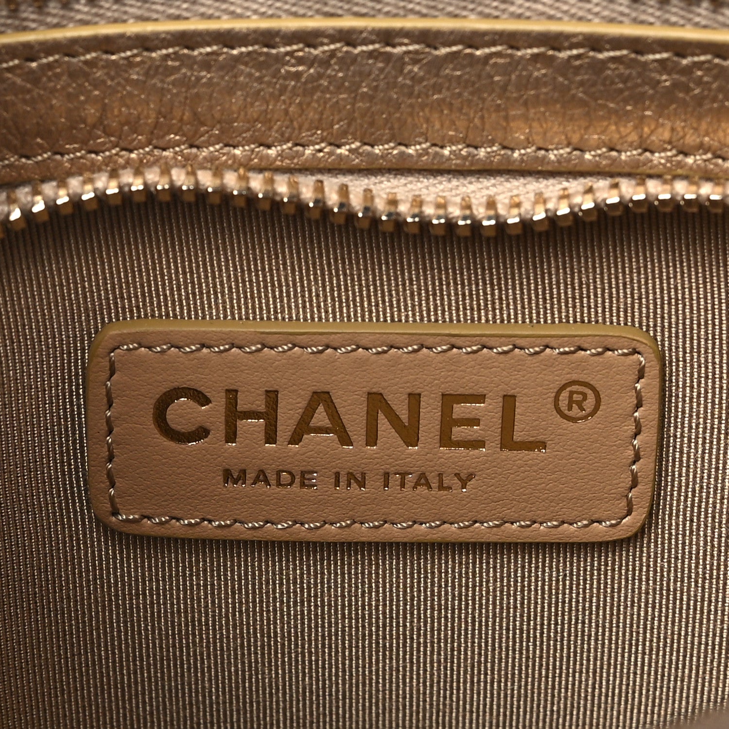 Chanel Calfskin Quilted Waist Bag Gold 6 of 10