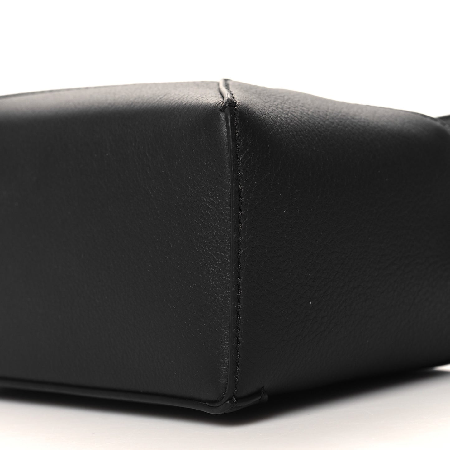Calfskin Mini Puzzle Edge Bag Black