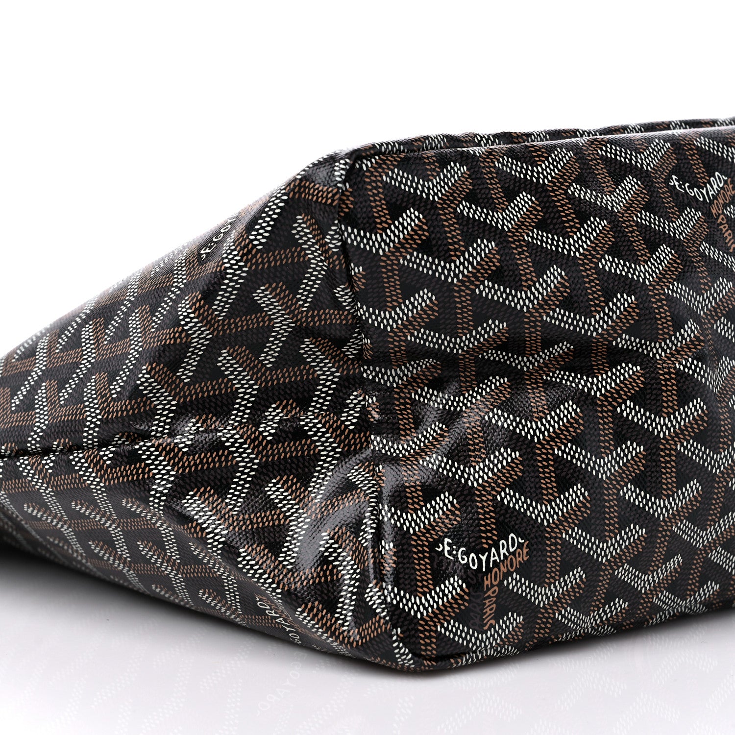 Goyard Goyardine Saint Louis PM Black Gold 9 of 10