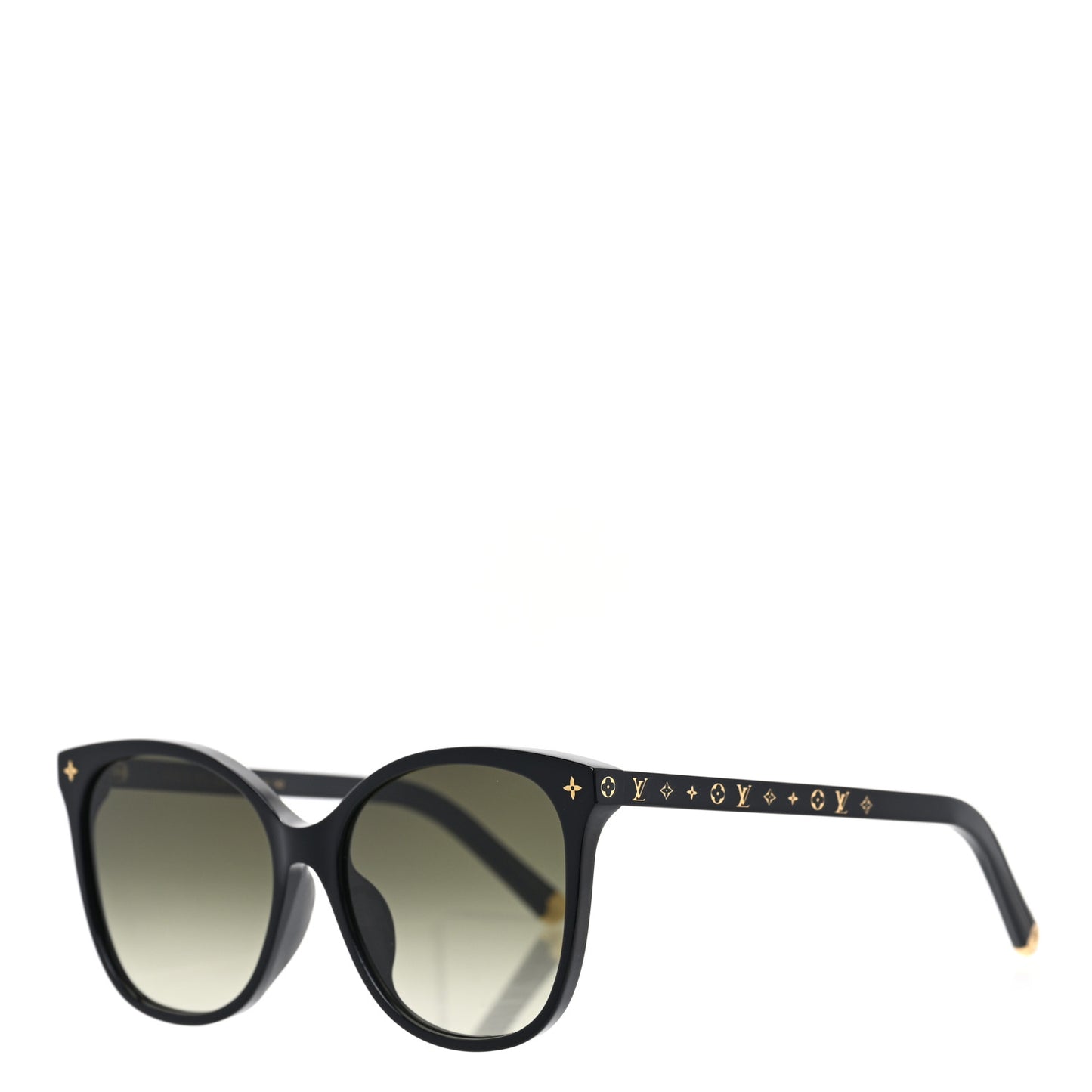 Acetate My Monogram Light Cat Eye Sunglasses Z1657E Black