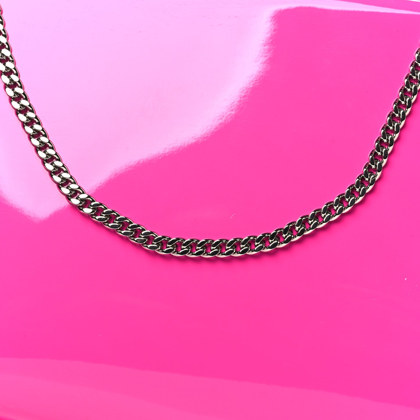 Patent Small Loubi Twist Zip Chain Clutch Bag Bolerose