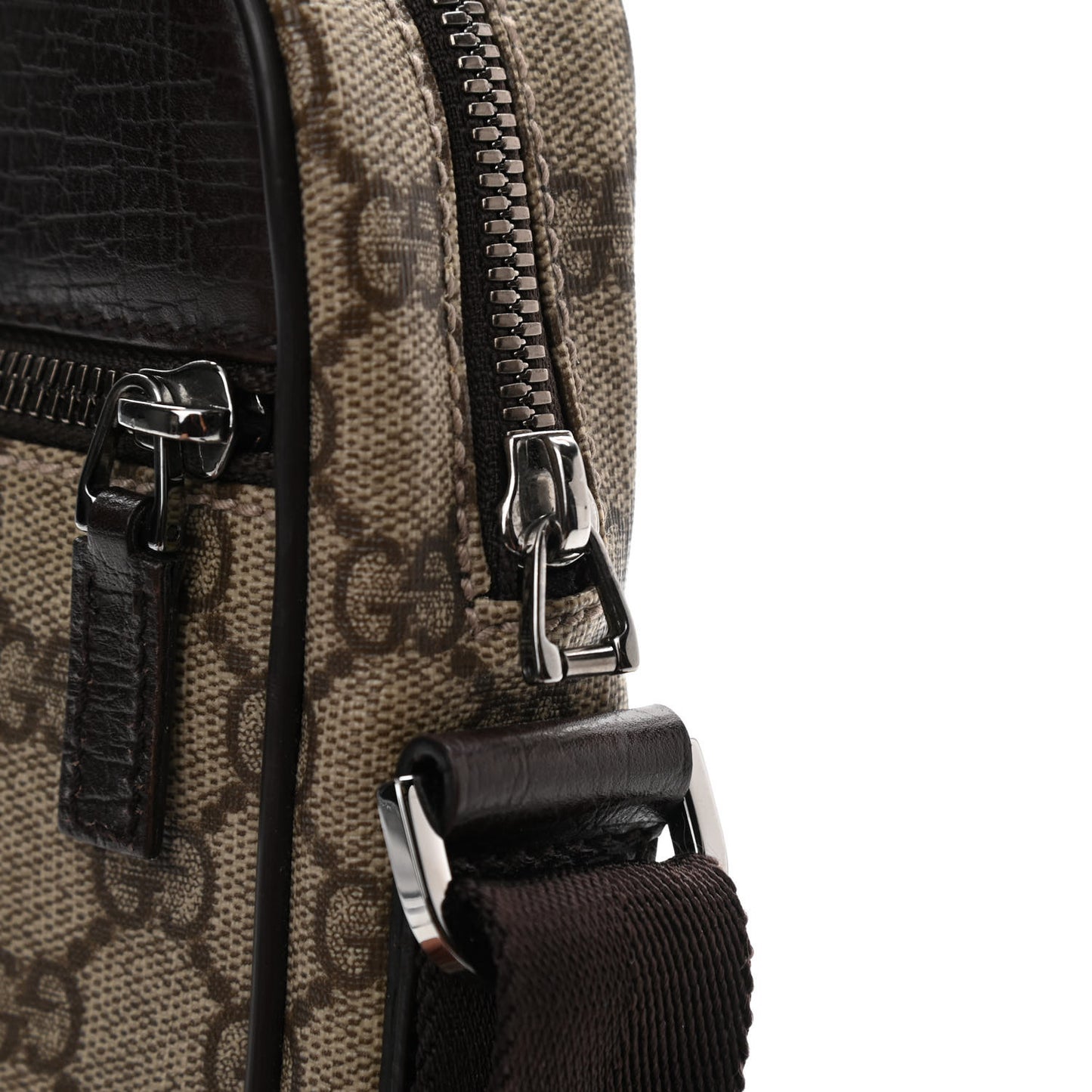 Monogram Messenger Bag Dark Brown