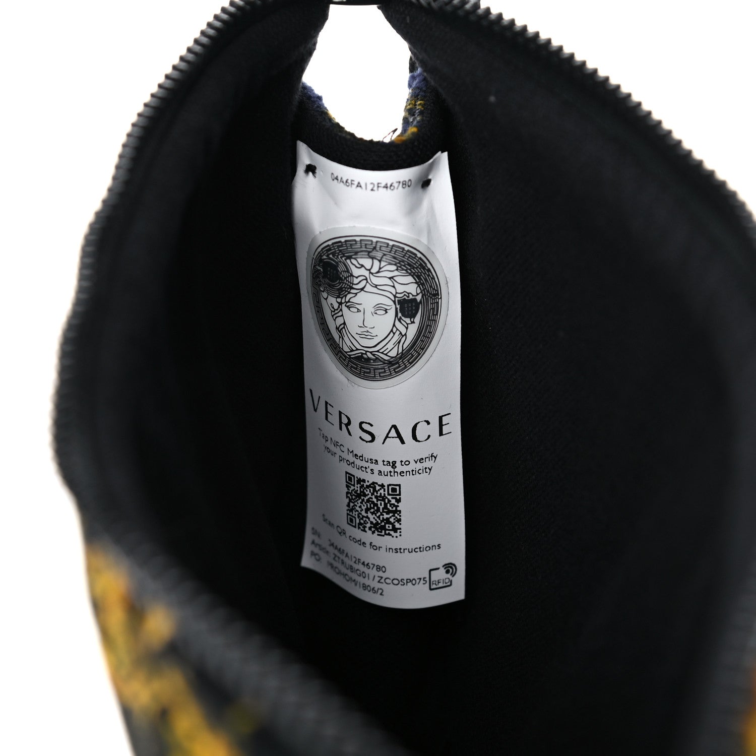 Versace Baroque Print Icon Pouch 6 of 9