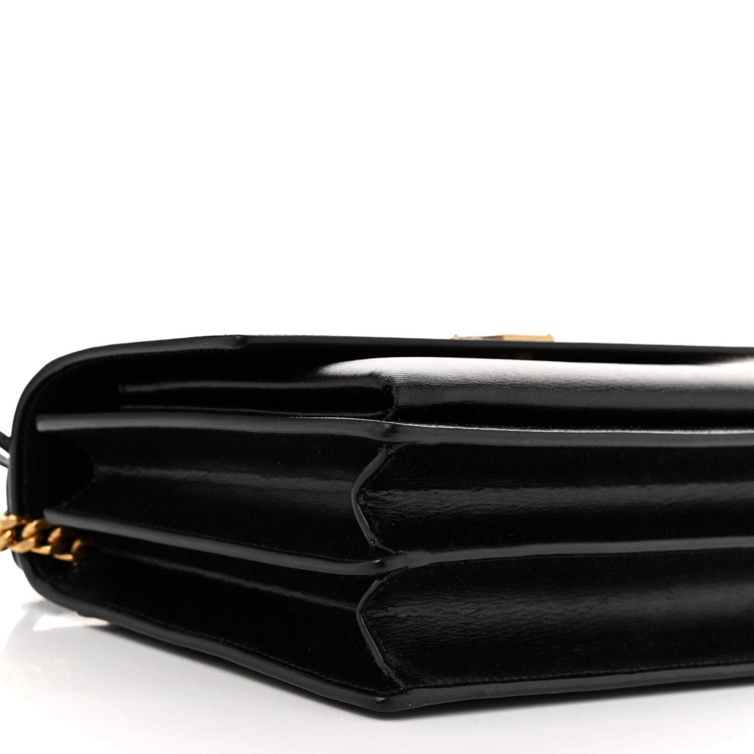 Saint Laurent Calfskin Medium Monogram Sunset Black 9 of 10