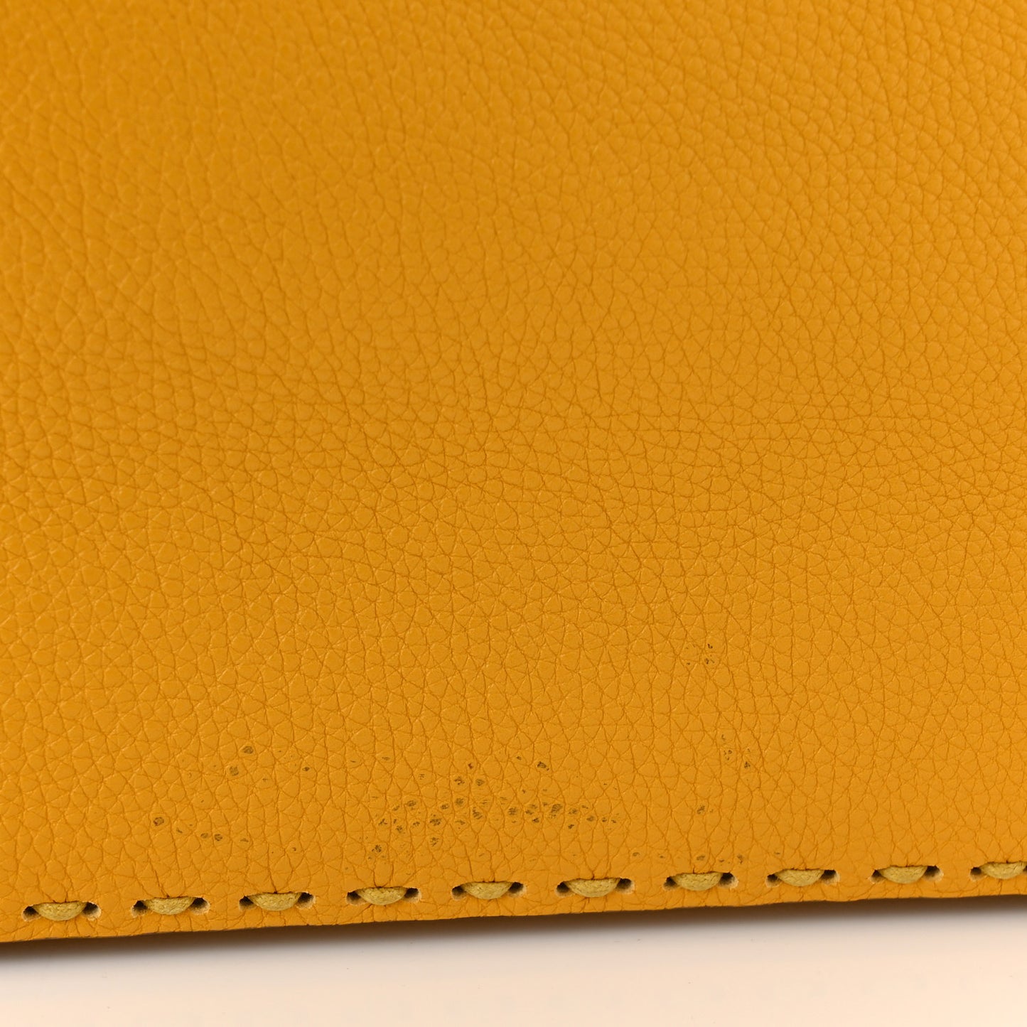 Cuoio Romano Vitello Cover Sellerissima Monochrome Mini Peekaboo I SEE U Satchel Sunflower