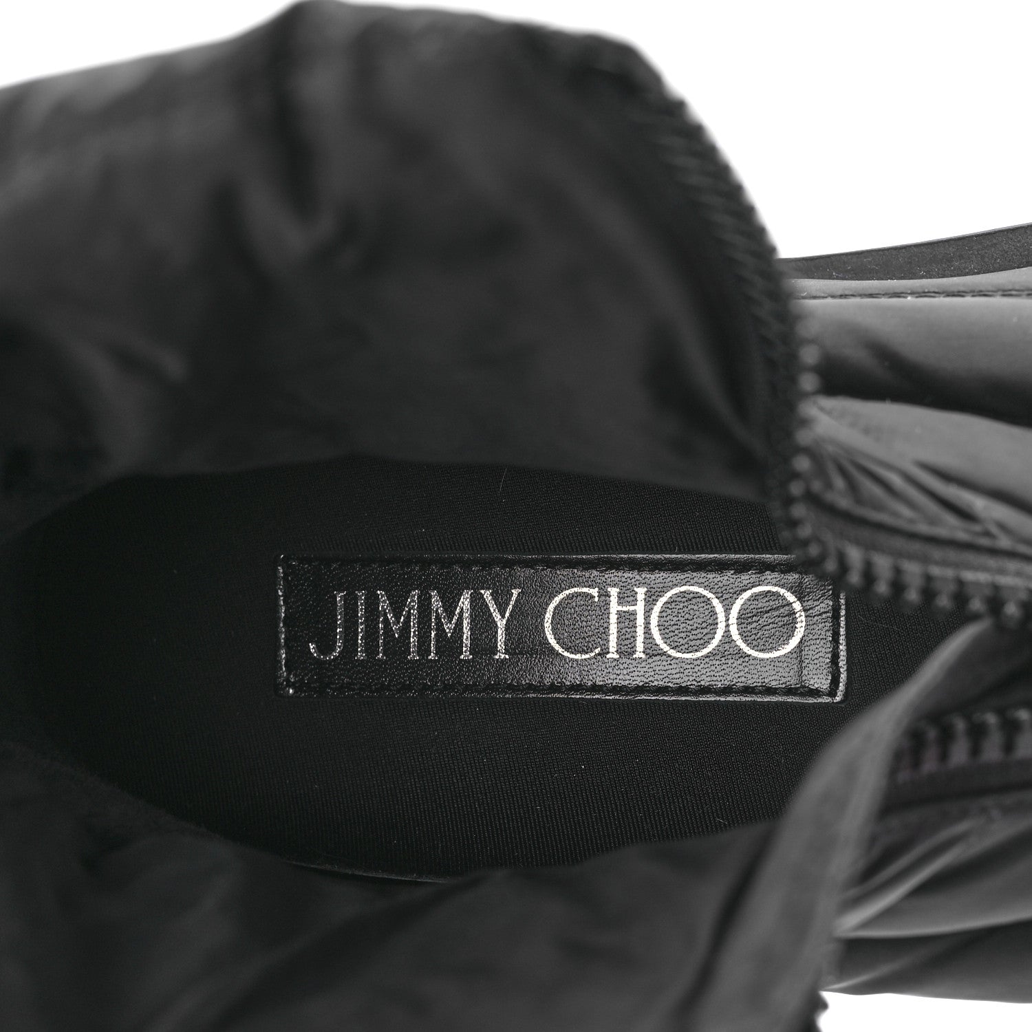Jimmy Choo Quilted Barley Padded Nylon Kai Snow Boots 37 Black 7 of 7
