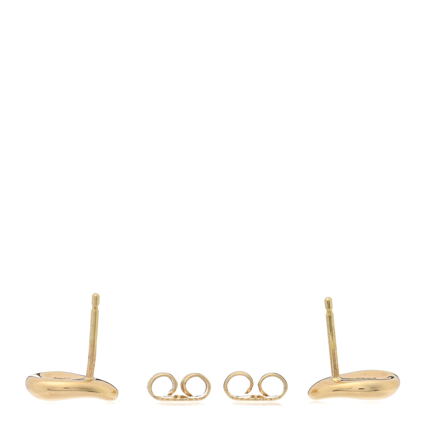 18K Yellow Gold 10mm Elsa Peretti Teardrop Earrings