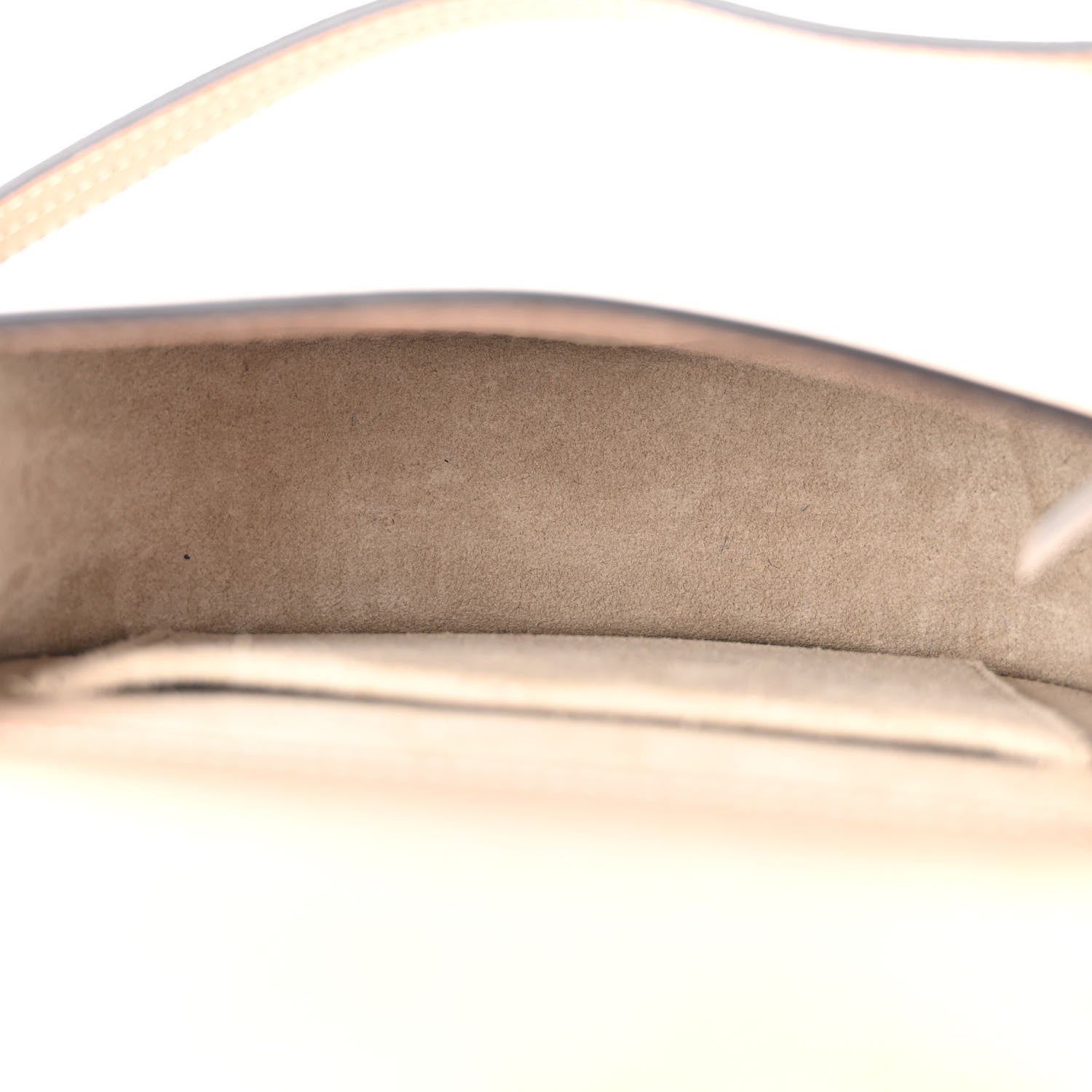 Chloe Calfskin Suede Small Nile Bracelet Bag Biscotti Beige 5 of 13