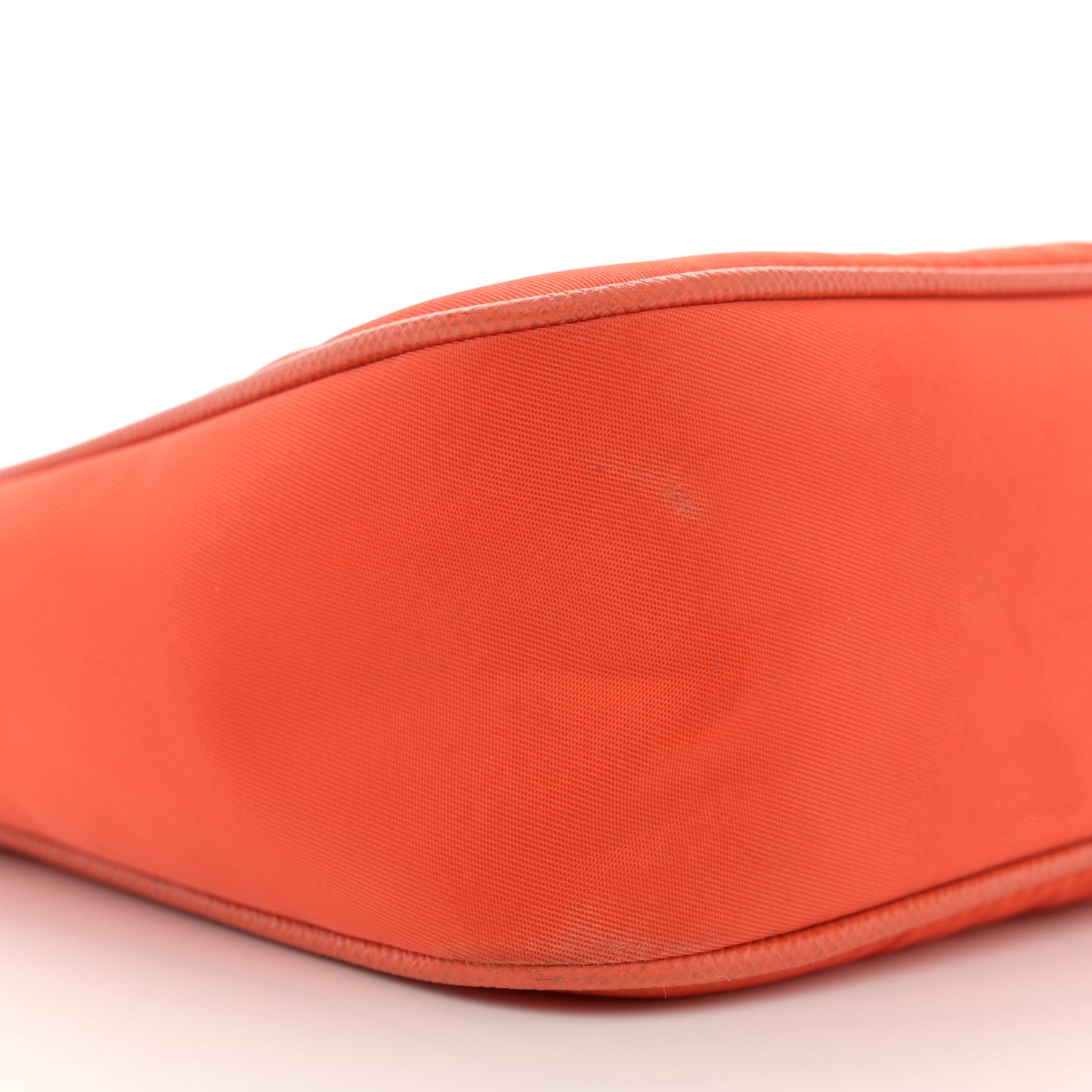 Re-Nylon Saffiano Mini Re-Edition 2005 Bag Arancio