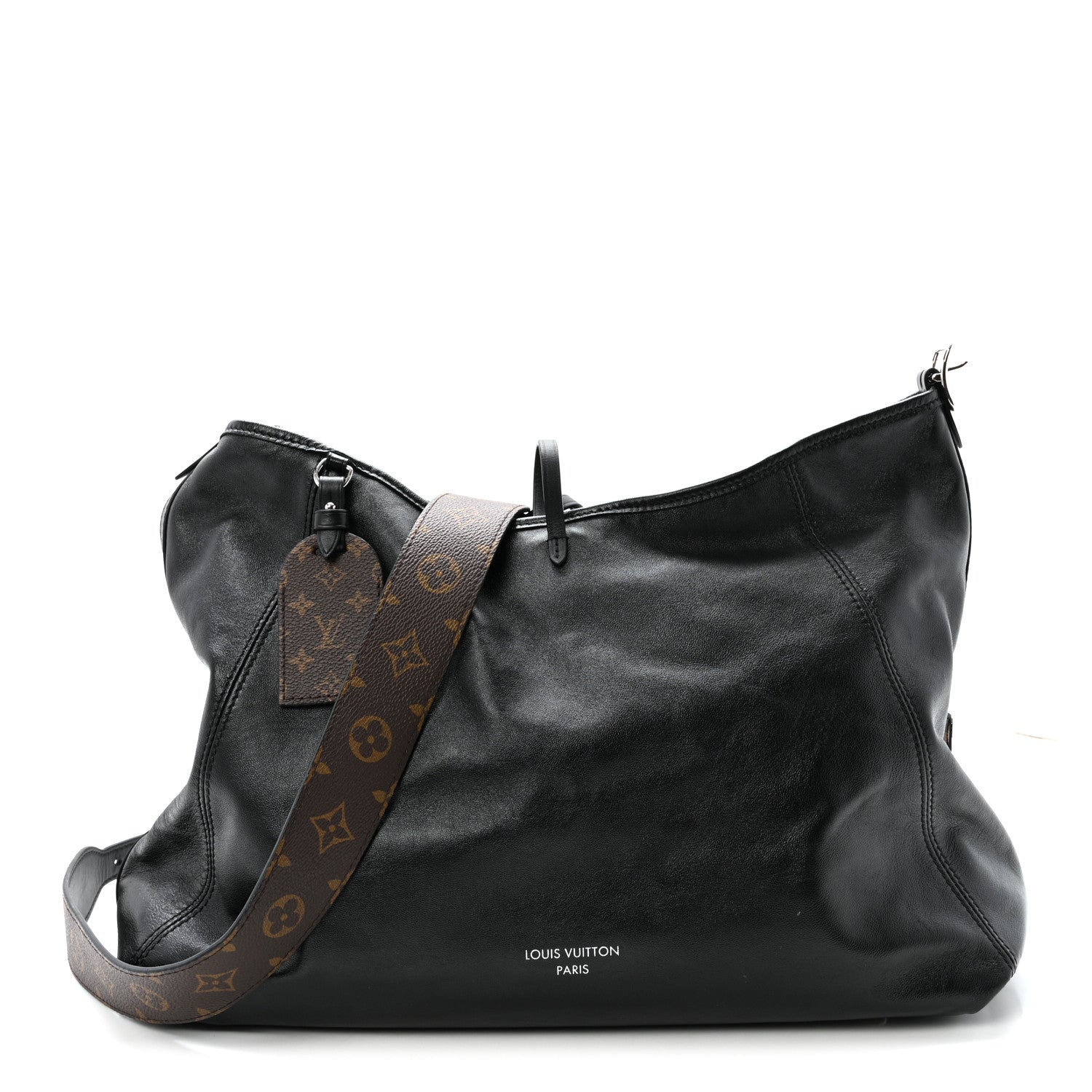 Louis Vuitton Lambskin CarryAll Vibe MM Black 1918796 – FASHIONPHILE