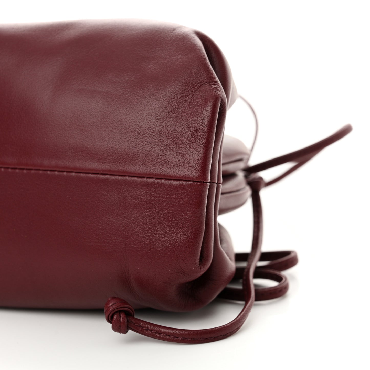 Butter Calfskin The Mini Pouch Bordeaux