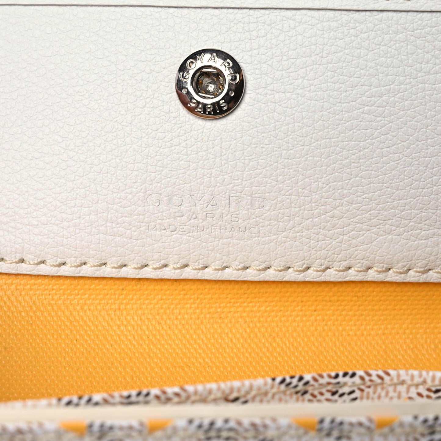 Goyardine Saint Louis Claire Voie GM White Yellow