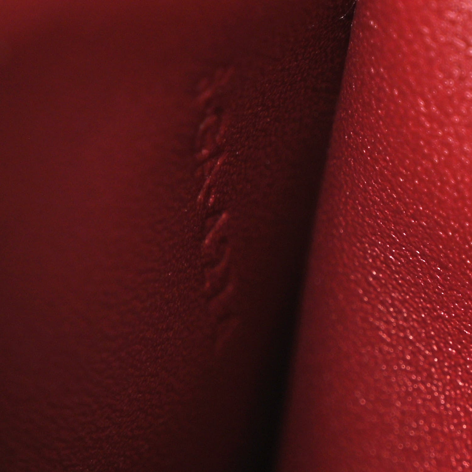 Celine Shiny Calfskin Teen Triomphe Light Burgundy 9 of 15